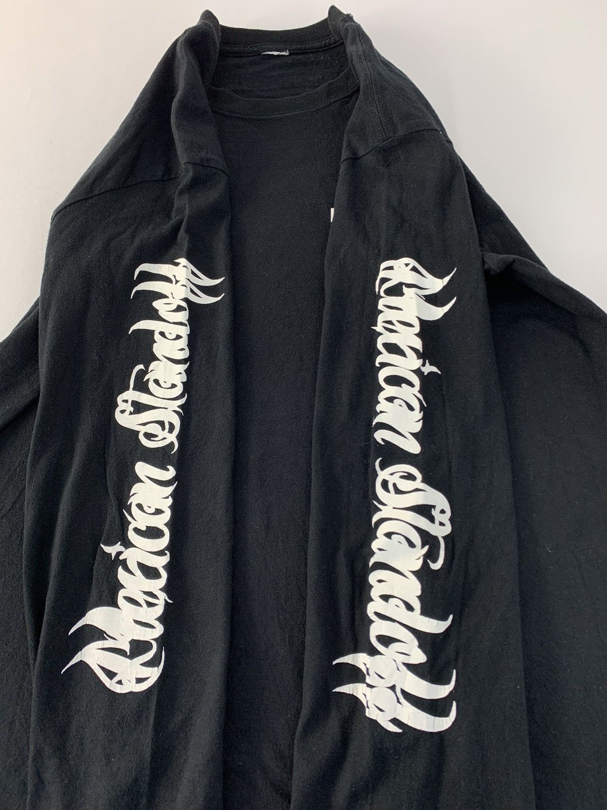 Monoeyes Mexican Standoff Sidetape Gothic Font Logo Tee