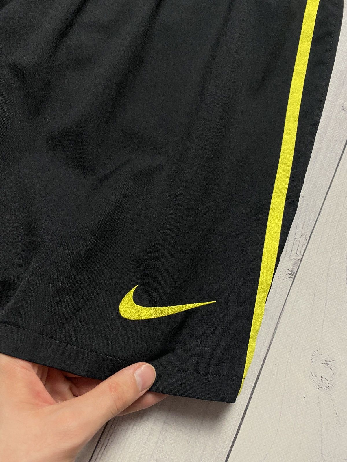 Nike Vintage Barcelona shorts Nike black rare away Size US 36 / EU 52 - 2 Thumbnail