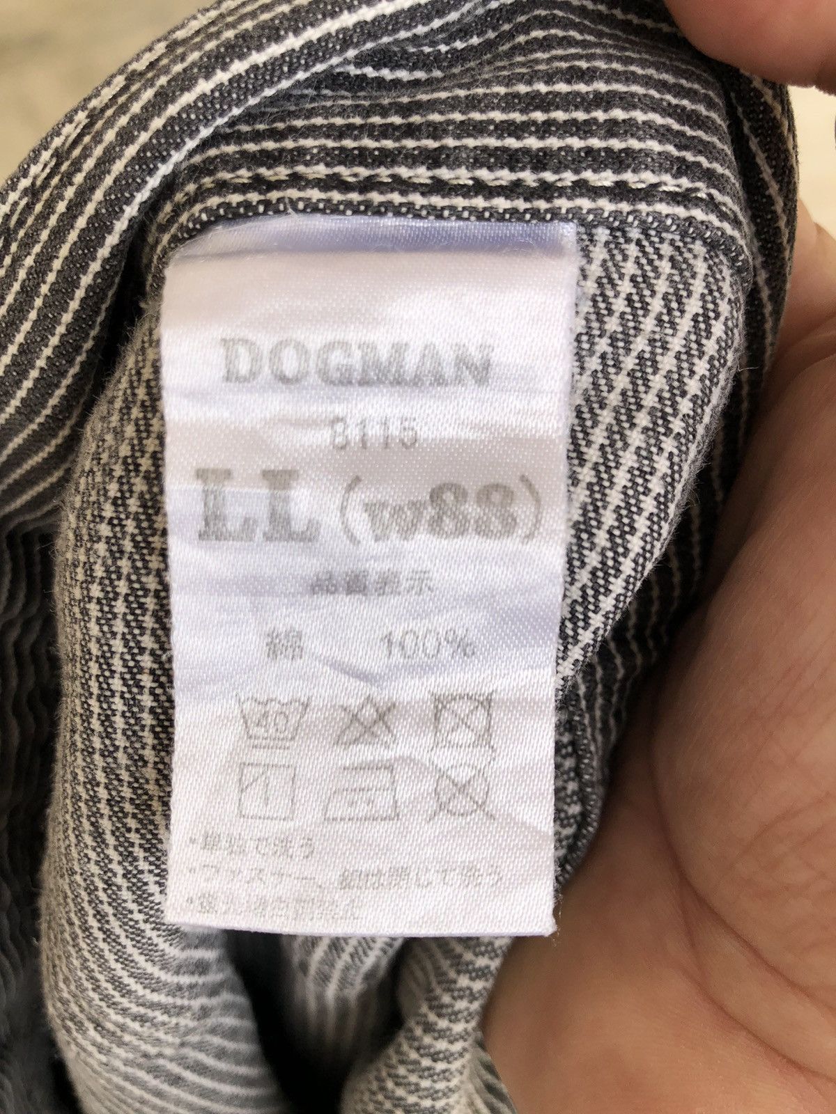 Japanese Brand × Vintage Vintage DOGMAN Small Stripe Cargo Pant Size US 35 - 22 Thumbnail