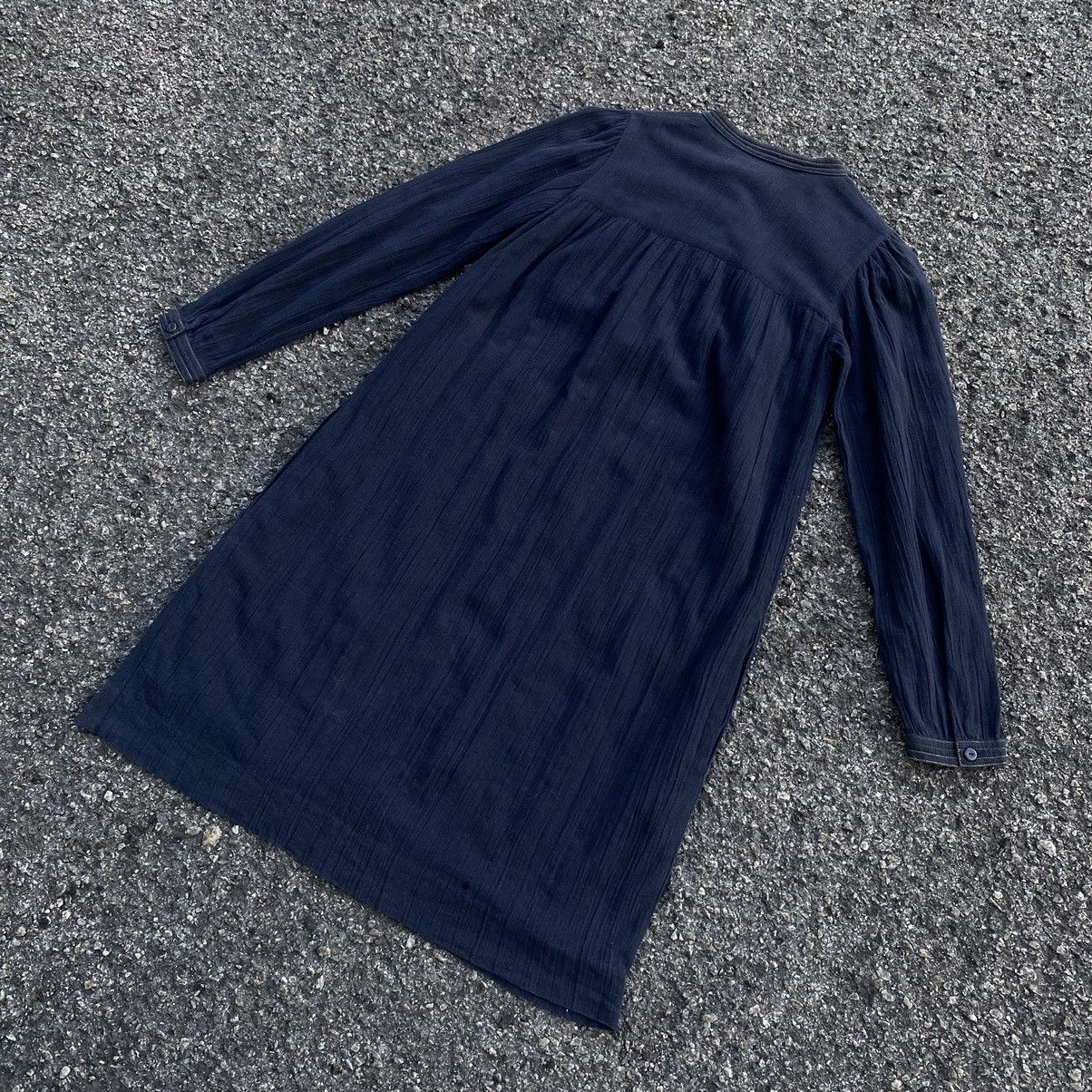 APC Vintage Dark Blue Midi Dress
