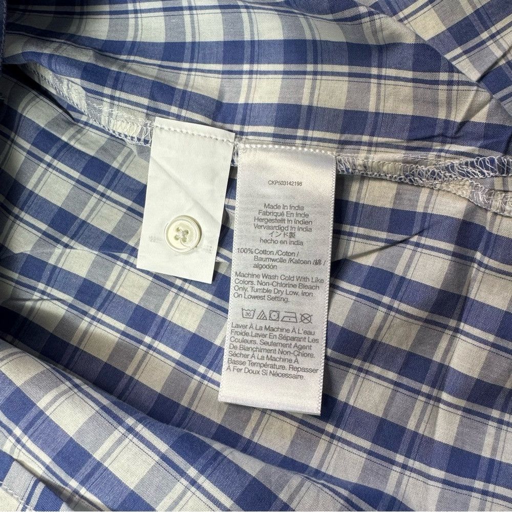 Madewell NWT New $98 Madewell Puff-Sleeve Band-Collar Cotton Blue Pl Size XL / US 12-14 / IT 48-50 - 8 Thumbnail