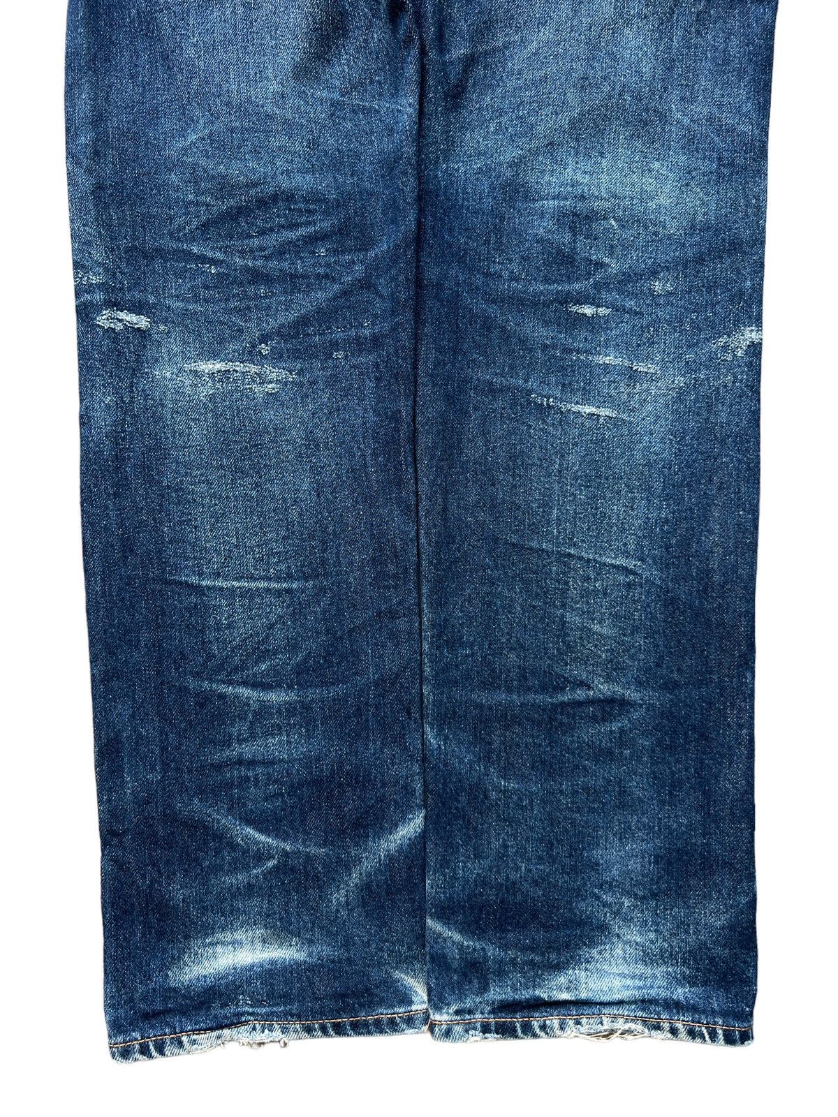 Uniqlo Vintage Japanese Uniqlo Distressed Denim Jeans 32x32 Size US 32 / EU 48 - 7 Thumbnail