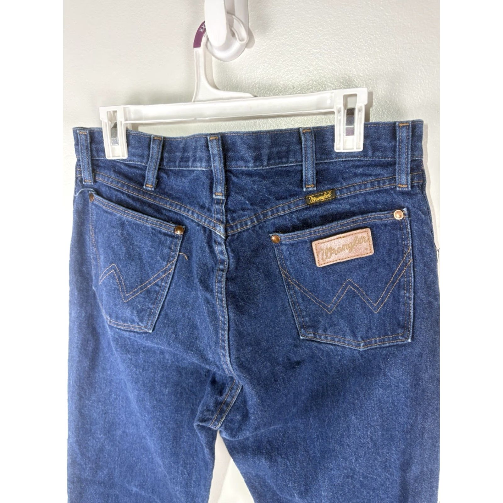 Wrangler VINTAGE Wrangler Men’s Jeans 34x32 Blue Dark Wash Straight Fit 5-Pocket USA Size US 34 / EU 50 - 6 Thumbnail