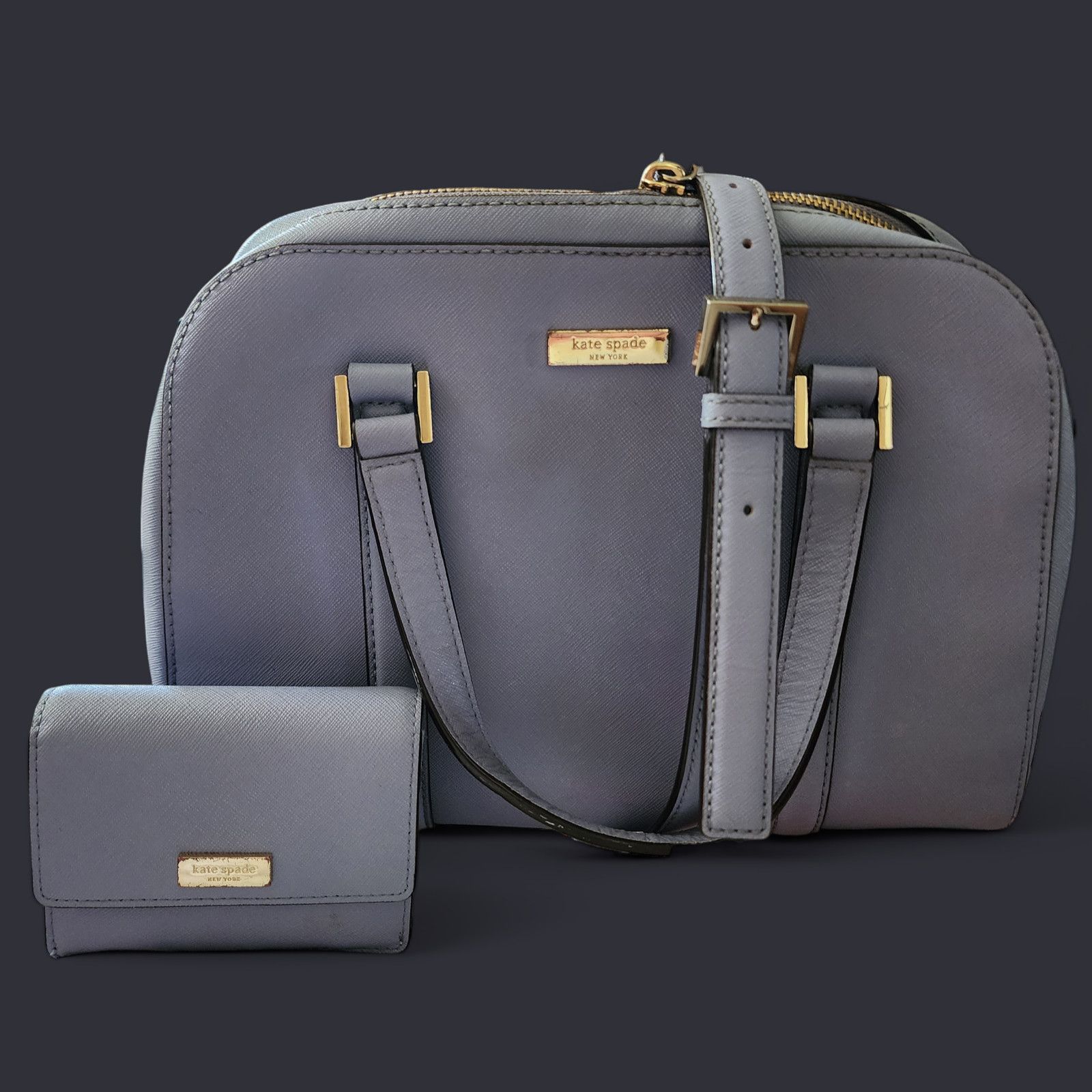 Kate Spade Kate Spade Newbury Lane Felix Satchel in Lavender & wallet Size ONE SIZE - 2 Thumbnail