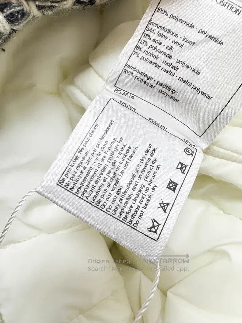 Chanel Chanel 18K Forest Series Tweed White Down Jacket Size XS / US 0-2 / IT 36-38 - 7 Thumbnail