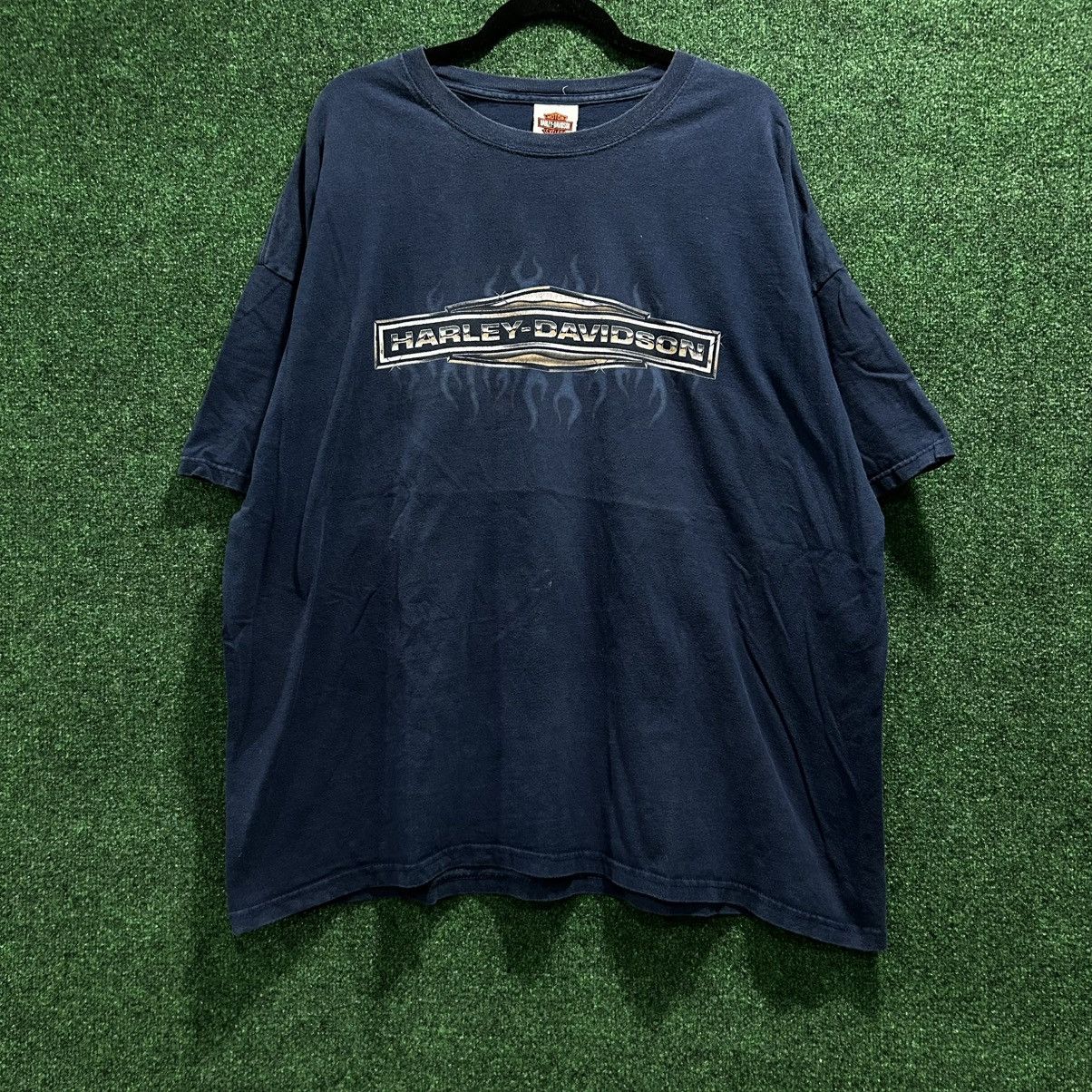 Vintage 90’s Harley Davidson Chrome Cox Tee Size 3XL
