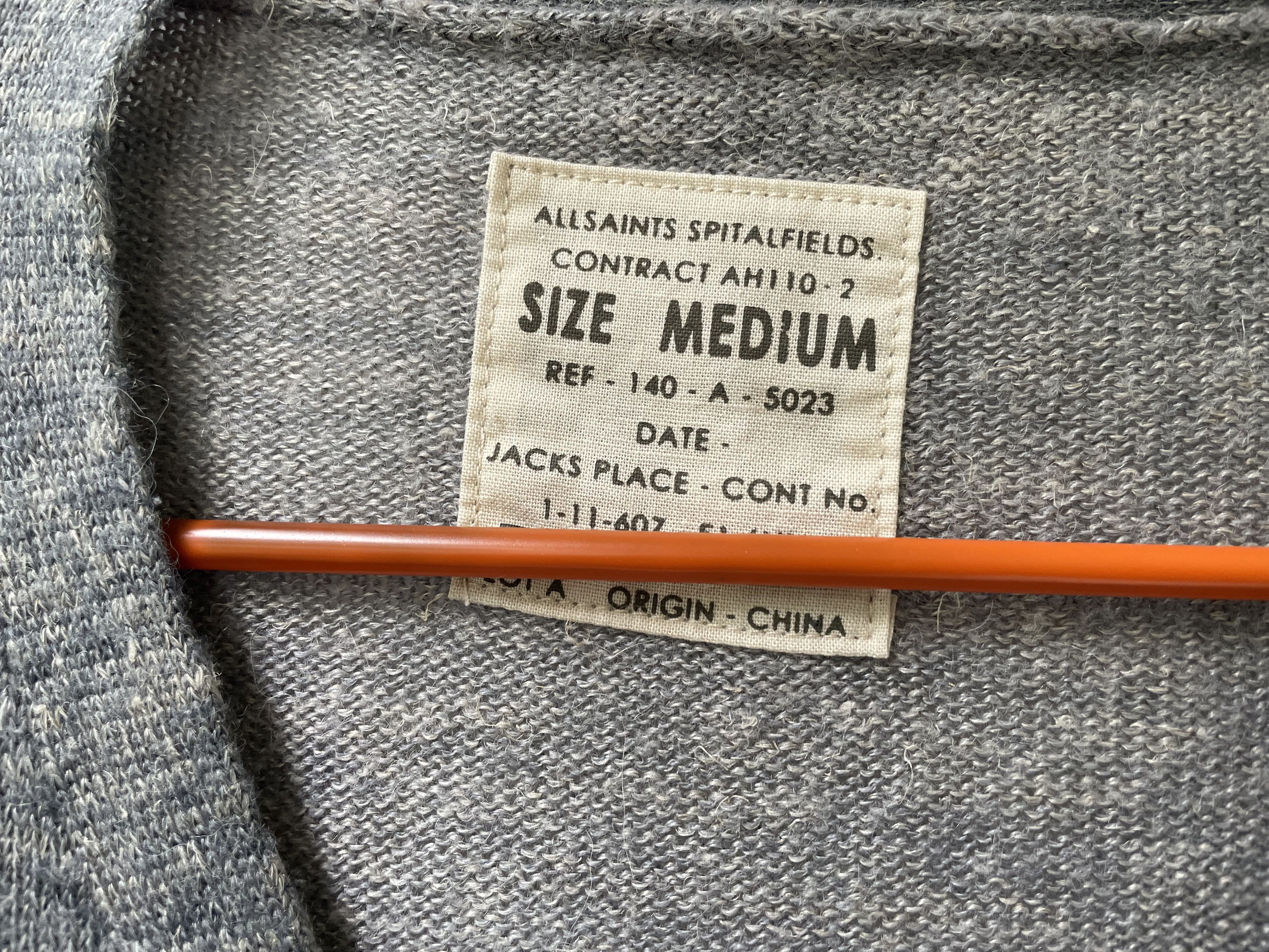 Allsaints AllSaints Vintage Anguc Linen and Wool Cardigan Size US M / EU 48-50 / 2 - 3 Thumbnail