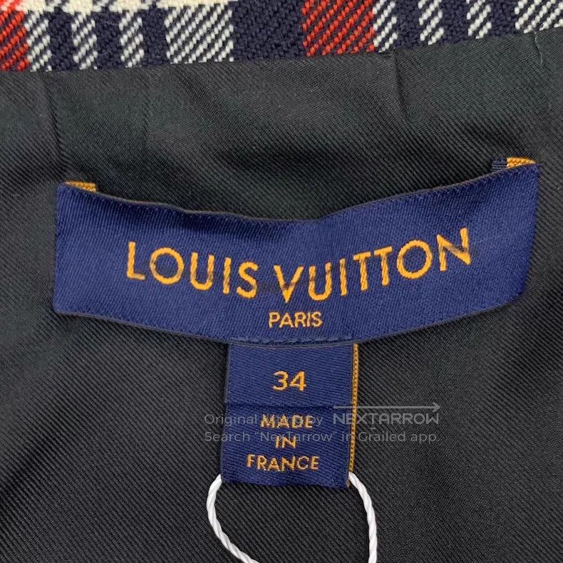 Louis Vuitton Louis Vuitton Color-block check shearling paneled lapel do Size XXS / US 00 / IT 34 - 5 Thumbnail