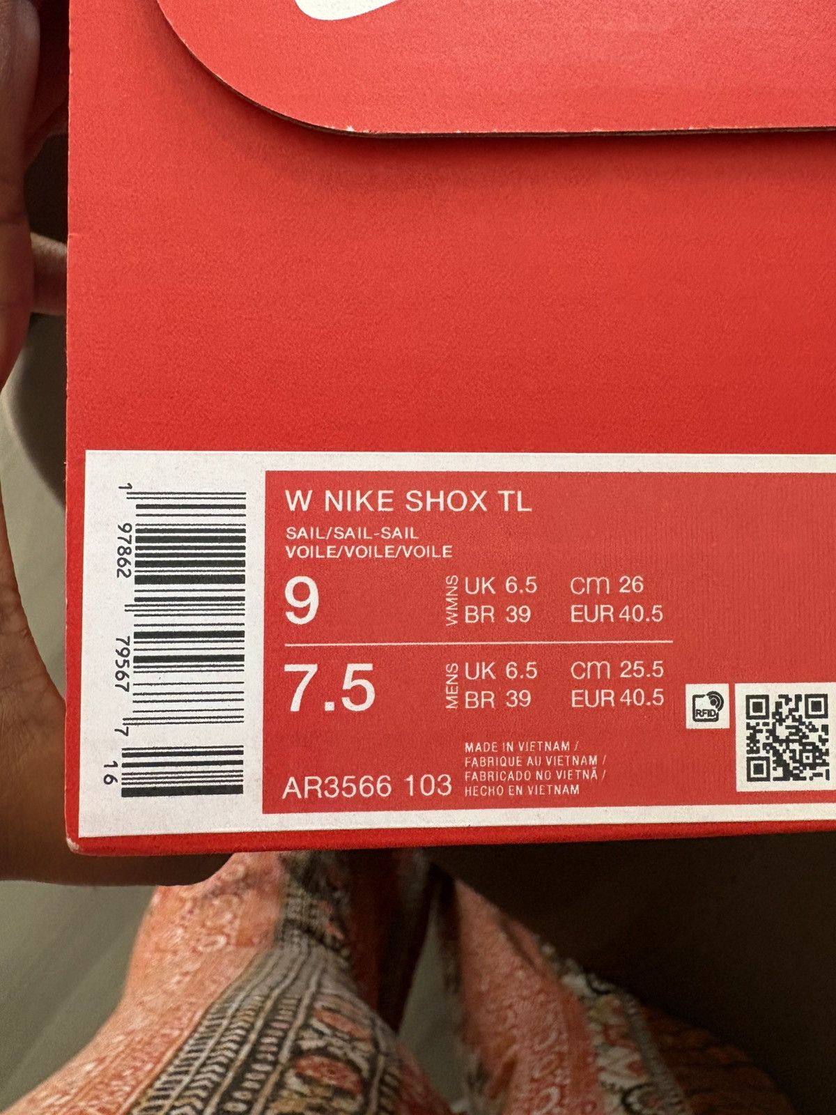 Nike Womens Nike Shox TL Sail Size US 9 / IT 39 - 7 Thumbnail