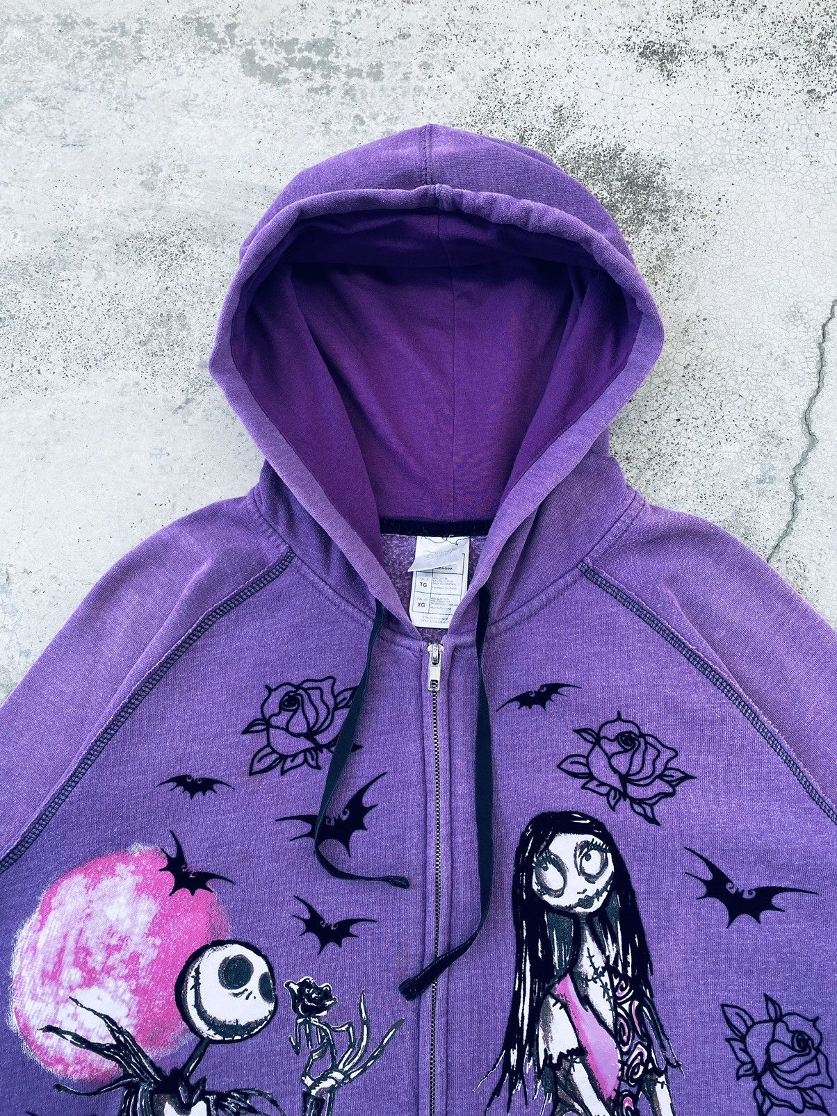 Vintage Vintage Anime The Nightmare Before Christmas Hoodie Size US L / EU 52-54 / 3 - 8 Thumbnail
