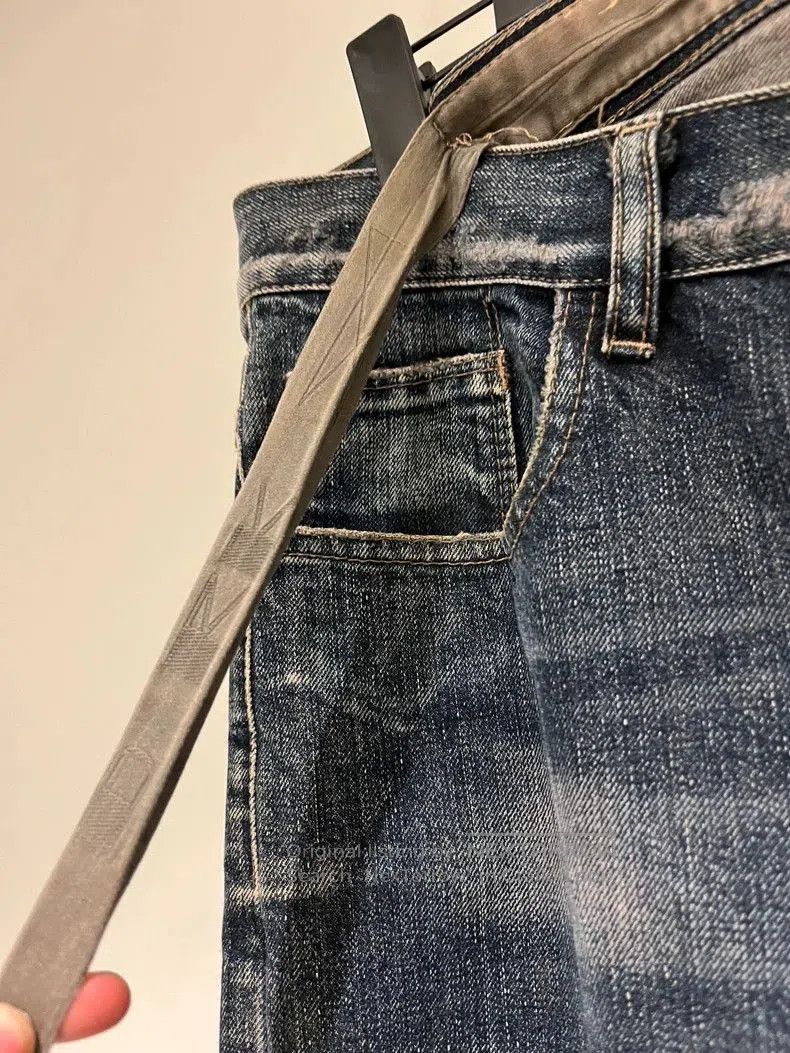 Rick Owens Drkshdw RickOwens DRKSHDW Distressed Denim Jeans. Size US 28 / EU 44 - 4 Thumbnail