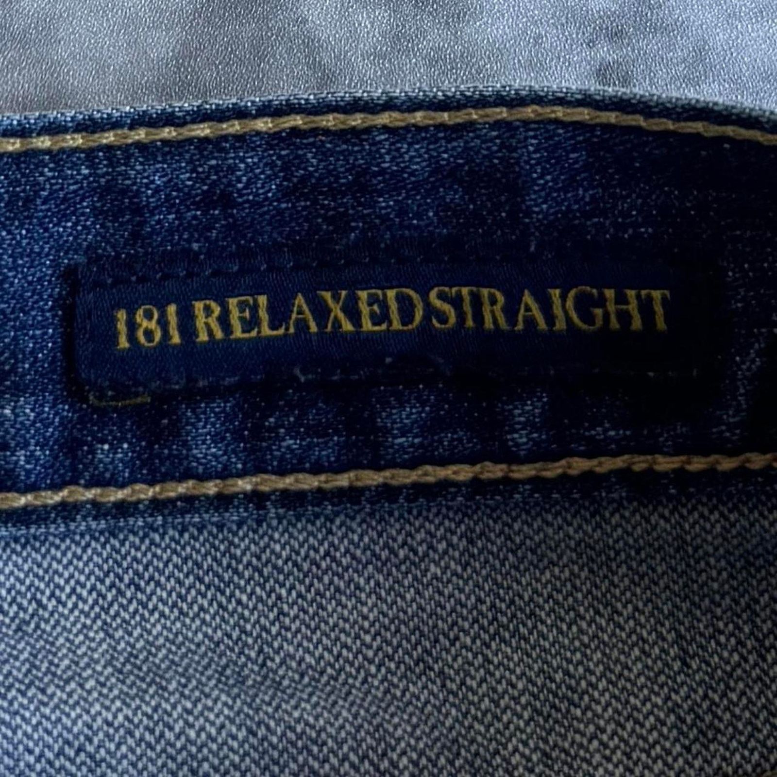 Lucky Brand × Vintage Lucky Brand Baggy Embroidered Denim Jeans Size US 36 / EU 52 - 6 Thumbnail
