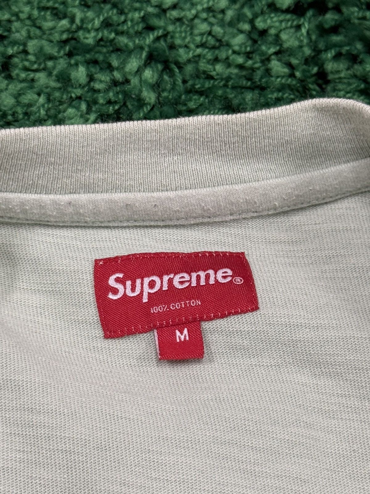 Supreme Supreme Mint / Tea Green Cut Sewn Pocket Tee Medium Size US M / EU 48-50 / 2 - 3 Thumbnail