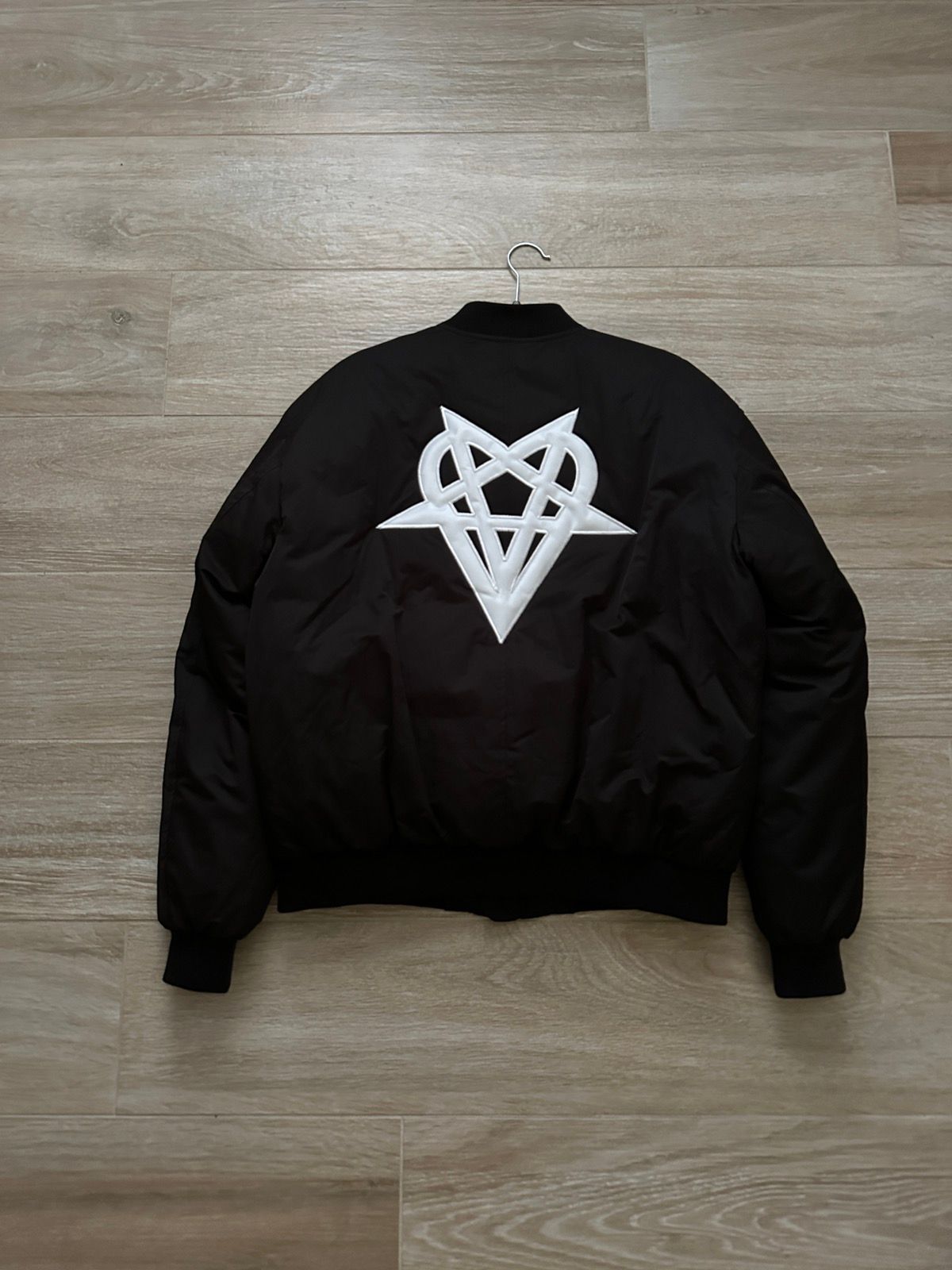 Pre-owned Destroy Lonely X Ken Carson Naivement Destroy Lonely/ken Carson Heartagram Bomber In Black