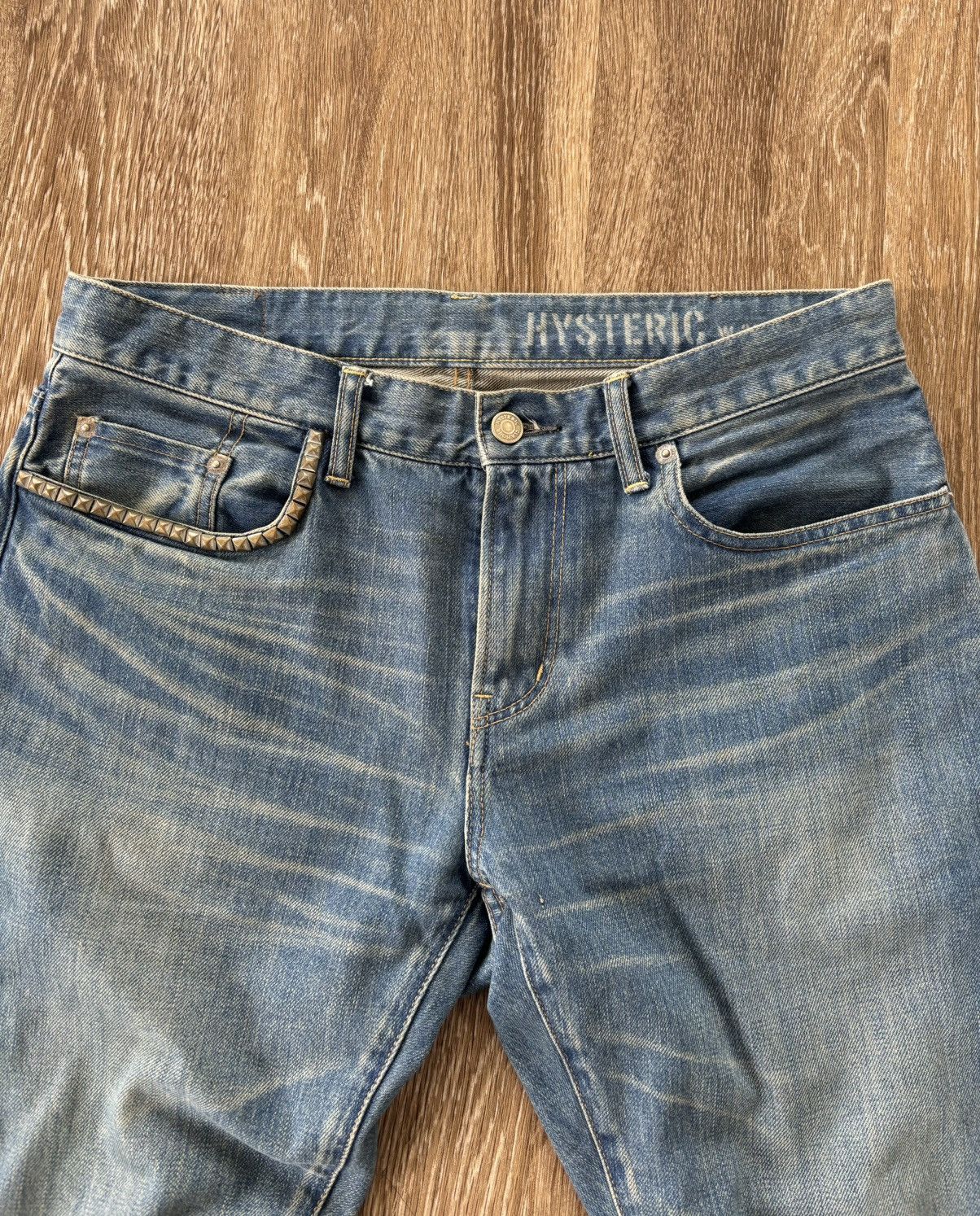 Hysteric Glamour Hysteric Glamour Studded Indigo Jean Size US 32 / EU 48 - 1 Thumbnail
