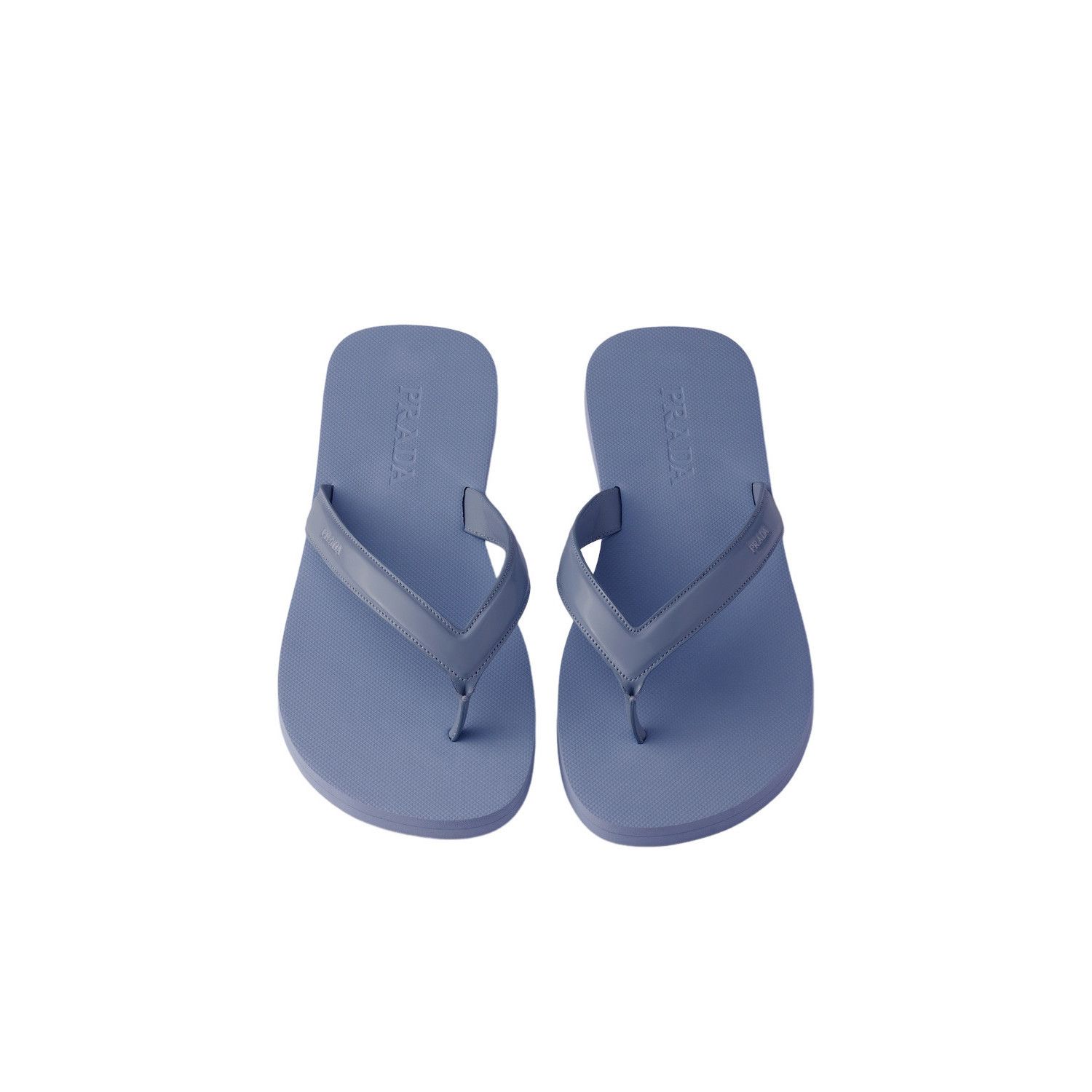 Prada PRADA $850 Aviation Blue Leather Flip Flops New & Authentic Size US 11 / EU 44 - 3 Thumbnail