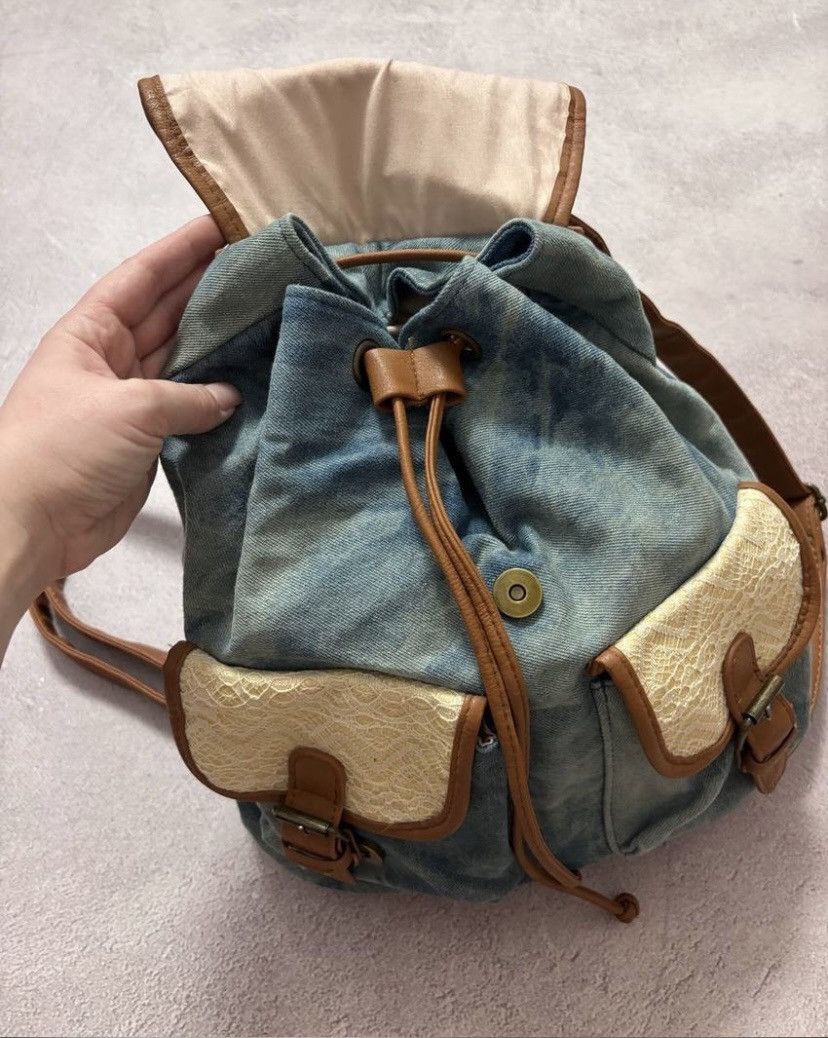 Vintage Diesel Style vintage avant garde distressed backpack Size ONE SIZE - 5 Thumbnail
