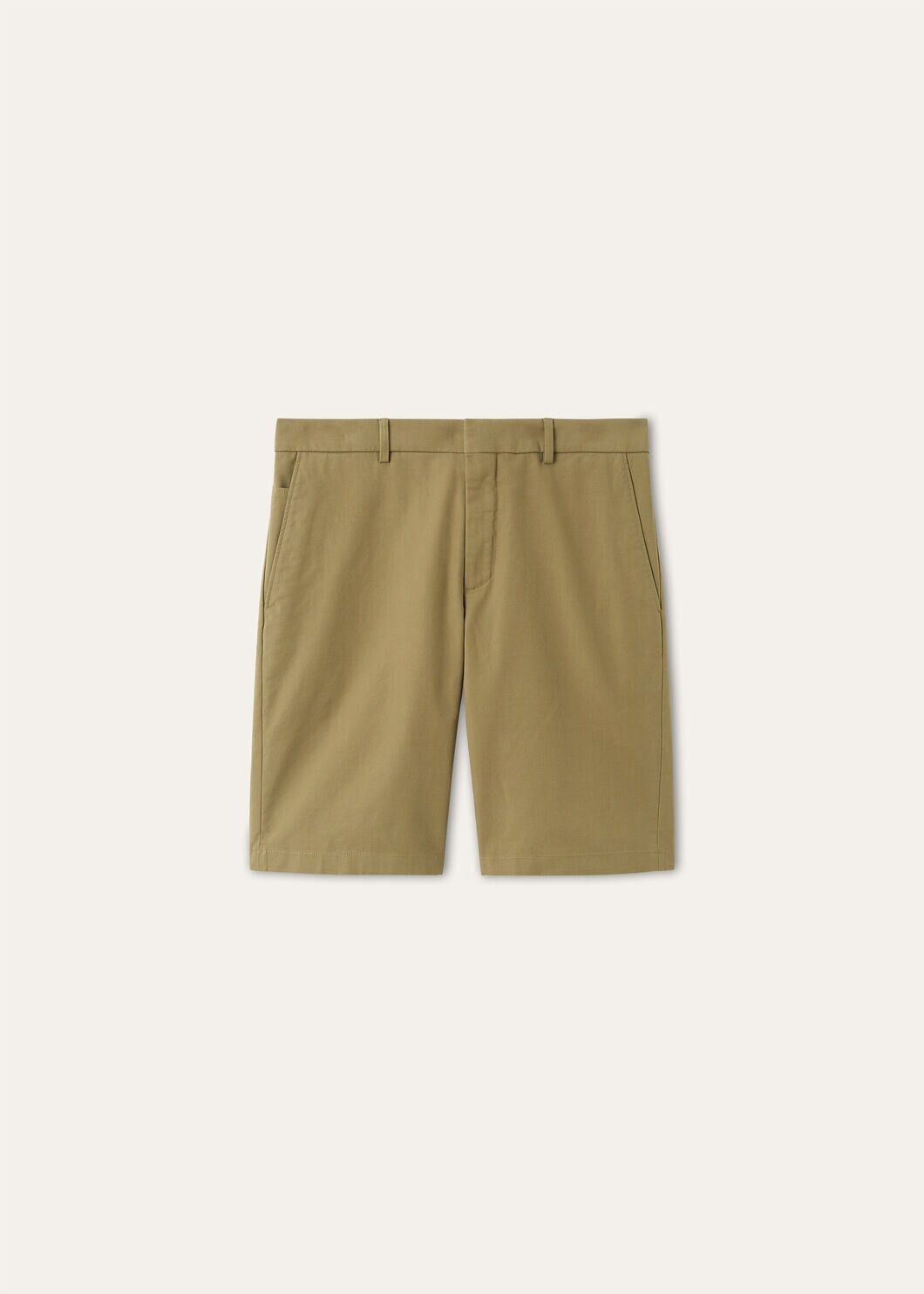 Loro Piana os11x0226 FAP3256 Jarno Bermuda Short in Foggy Green Size US 34 / EU 50 - 1 Thumbnail