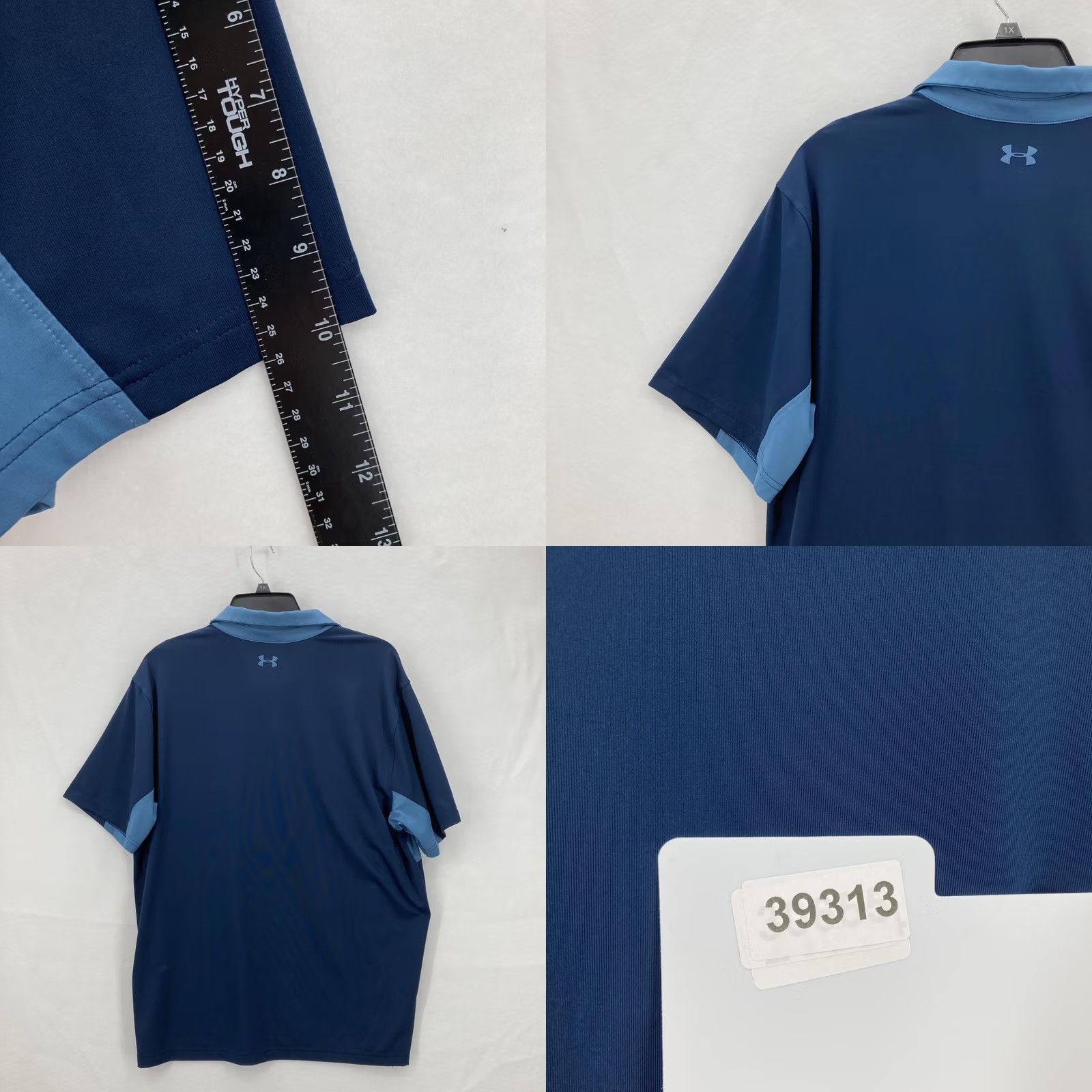Under Armour Under Armour Polo Shirt Mens 2XL Blue HeatGear Loose Fit Performance Golf Shirt Size US XXL / EU 58 / 5 - 8 Thumbnail