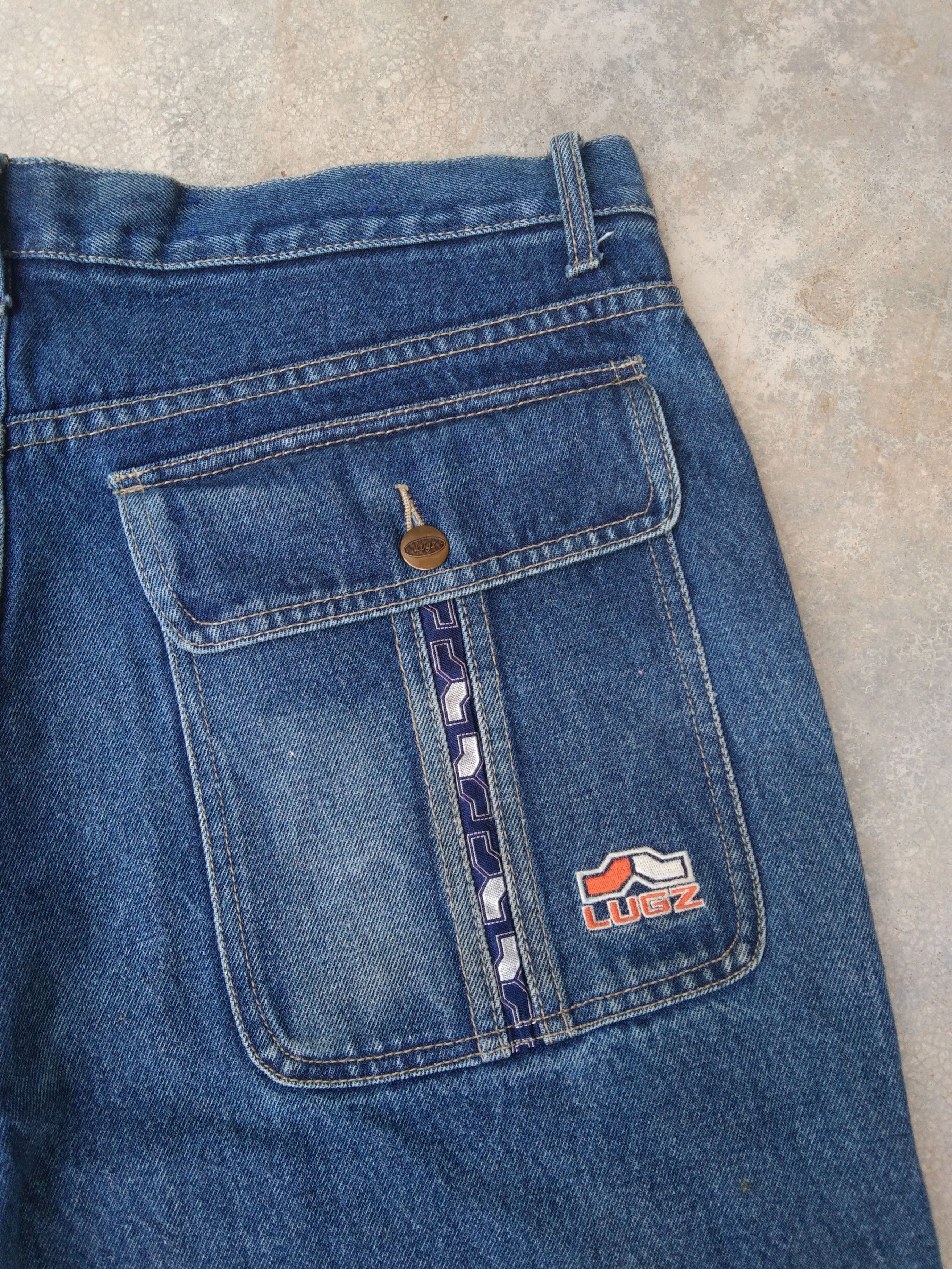 Vintage Vintage Y2k Lugz Straight Leg baggy Skate Jeans 38x32 Size US 38 / EU 54 - 6 Thumbnail