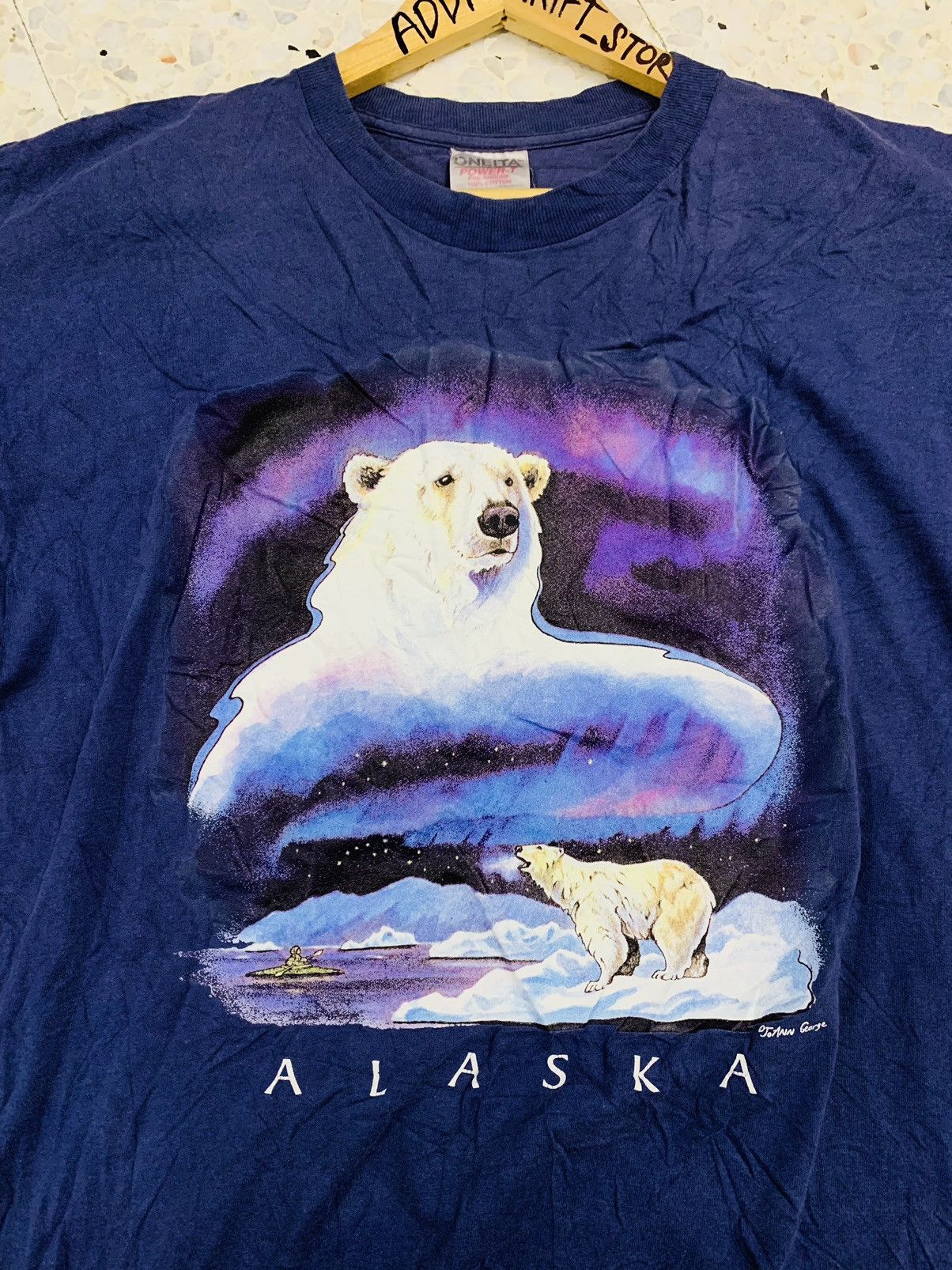 Vintage VINTAGE ONIETA ALASKA SNOW BEAR BIG PRINT Size US XL / EU 56 / 4 - 2 Thumbnail