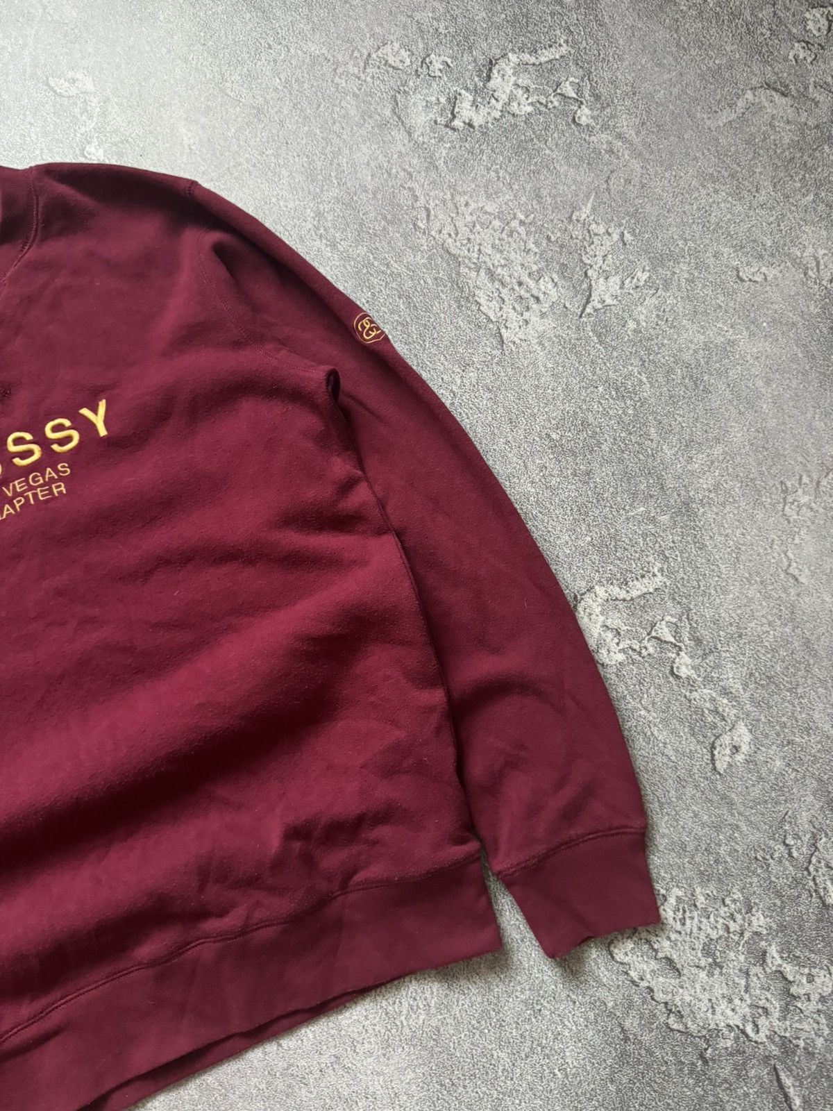 Stussy × Vintage Stussy M big logo Las Vegas sweatshirt long sleeve sweater Size US M / EU 48-50 / 2 - 6 Thumbnail