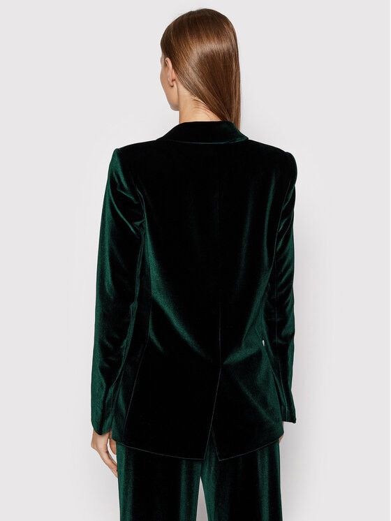 Karl Lagerfeld Karl Lagerfeld - Green Velvet Blazer - Tops&Bottoms Size S / US 4 / IT 40 - 3 Thumbnail