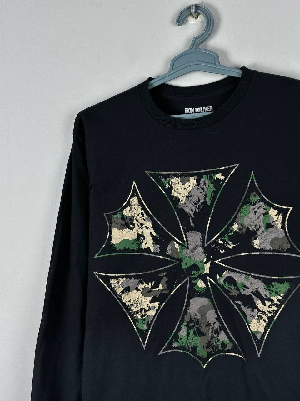 Band Tees Don Toliver Phsyco Tour Black Camo Long Sleeve T Shirt Size US M / EU 48-50 / 2 - 5 Thumbnail