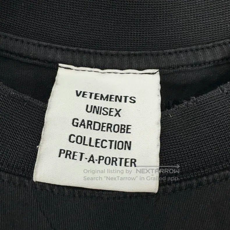 Vetements Vetements Washed Black Short Sleeve T-Shirt Size US XS / EU 42 / 0 - 3 Thumbnail