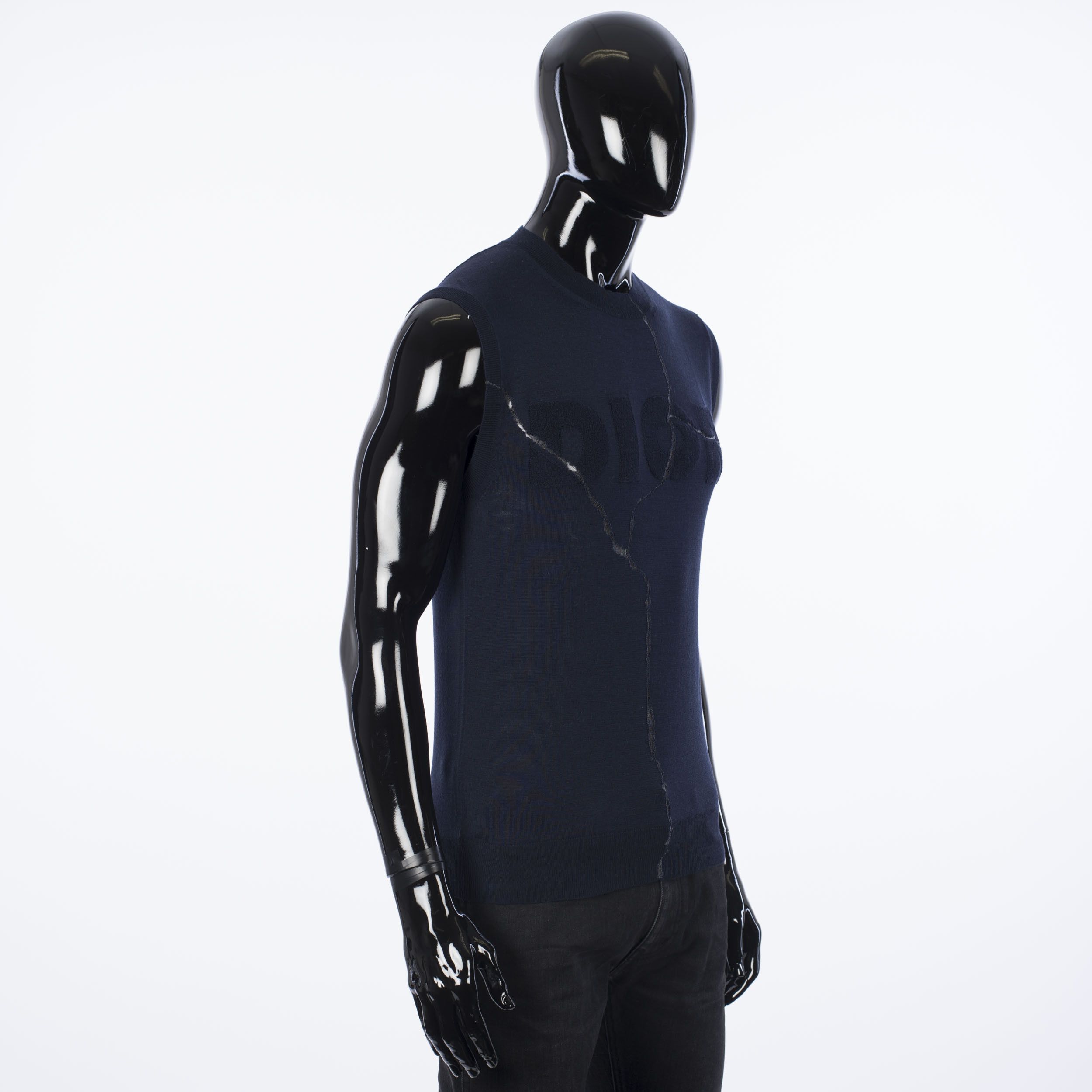 Dior Navy Blue Wool & Silk Sweater With DIOR AND DANIEL ARSHAM Size US L / EU 52-54 / 3 - 3 Thumbnail