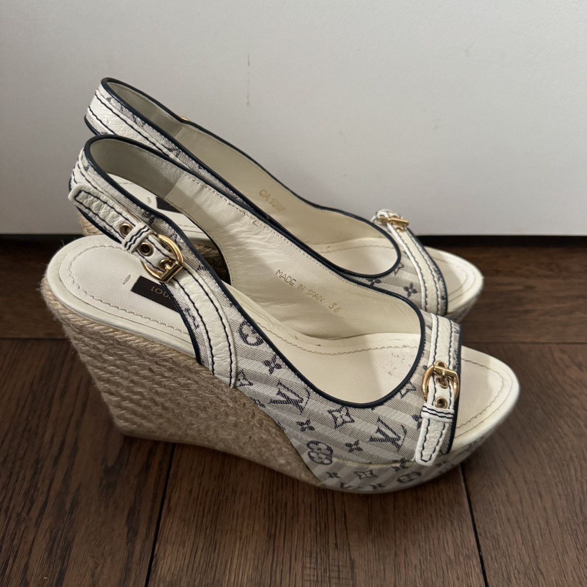 Louis Vuitton Louis Vuitton Wedge Size US 5.5 / IT 35.5 - 3 Thumbnail