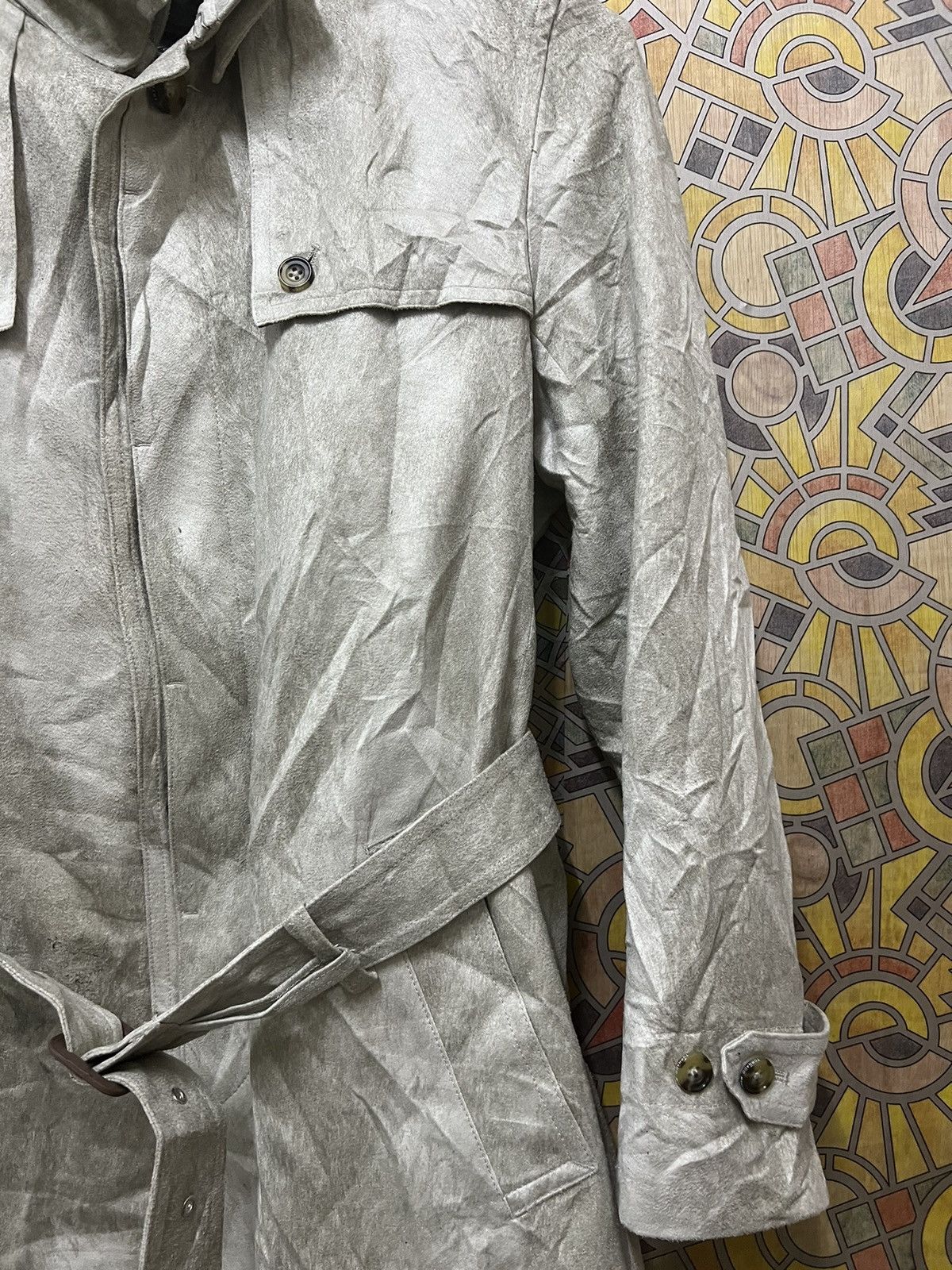 Tornado Mart Tornado Mart Micro Suede Trench Coat Tornado Mart (GJ 35) Size US L / EU 52-54 / 3 - 8 Thumbnail