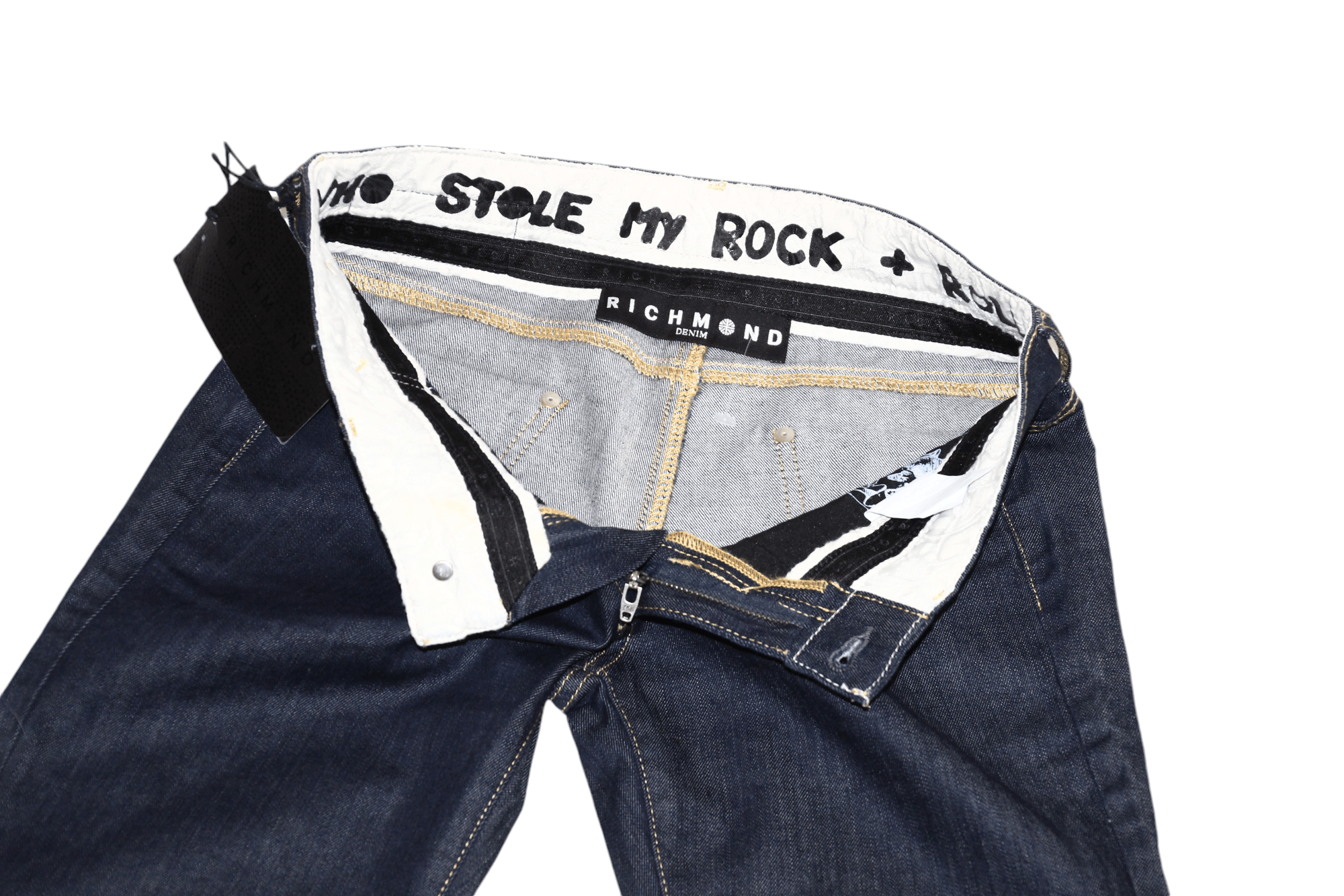 John Richmond Richmond Denim Slim Fit Rhinestones Trim Bermuda Shorts Size US 28 / EU 44 - 10 Thumbnail