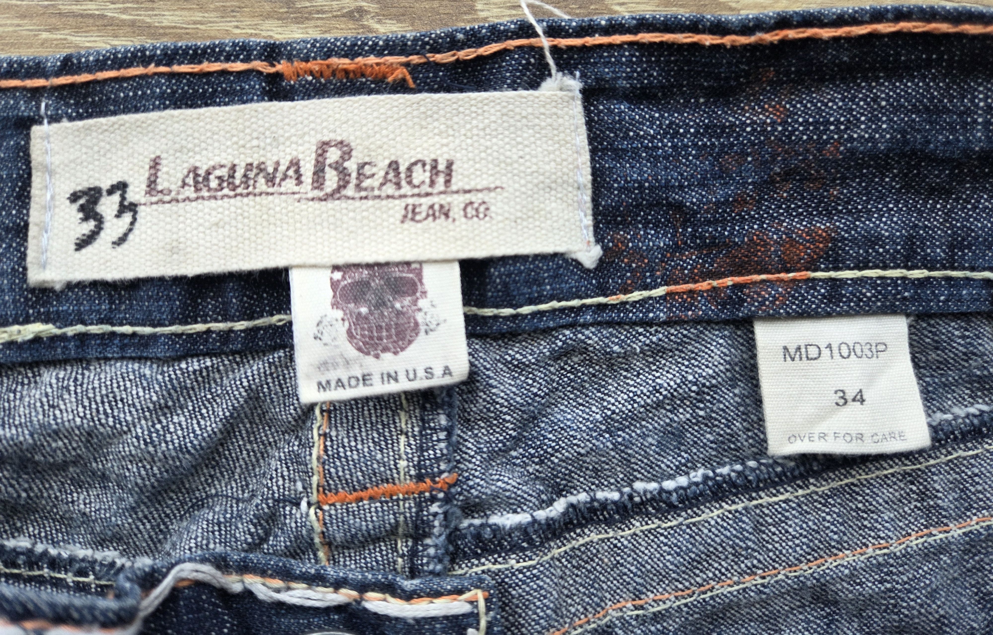 Vintage Vintage Laguna Beach Co USA Ripped Denim Jeans True Religion Size US 34 / EU 50 - 6 Thumbnail