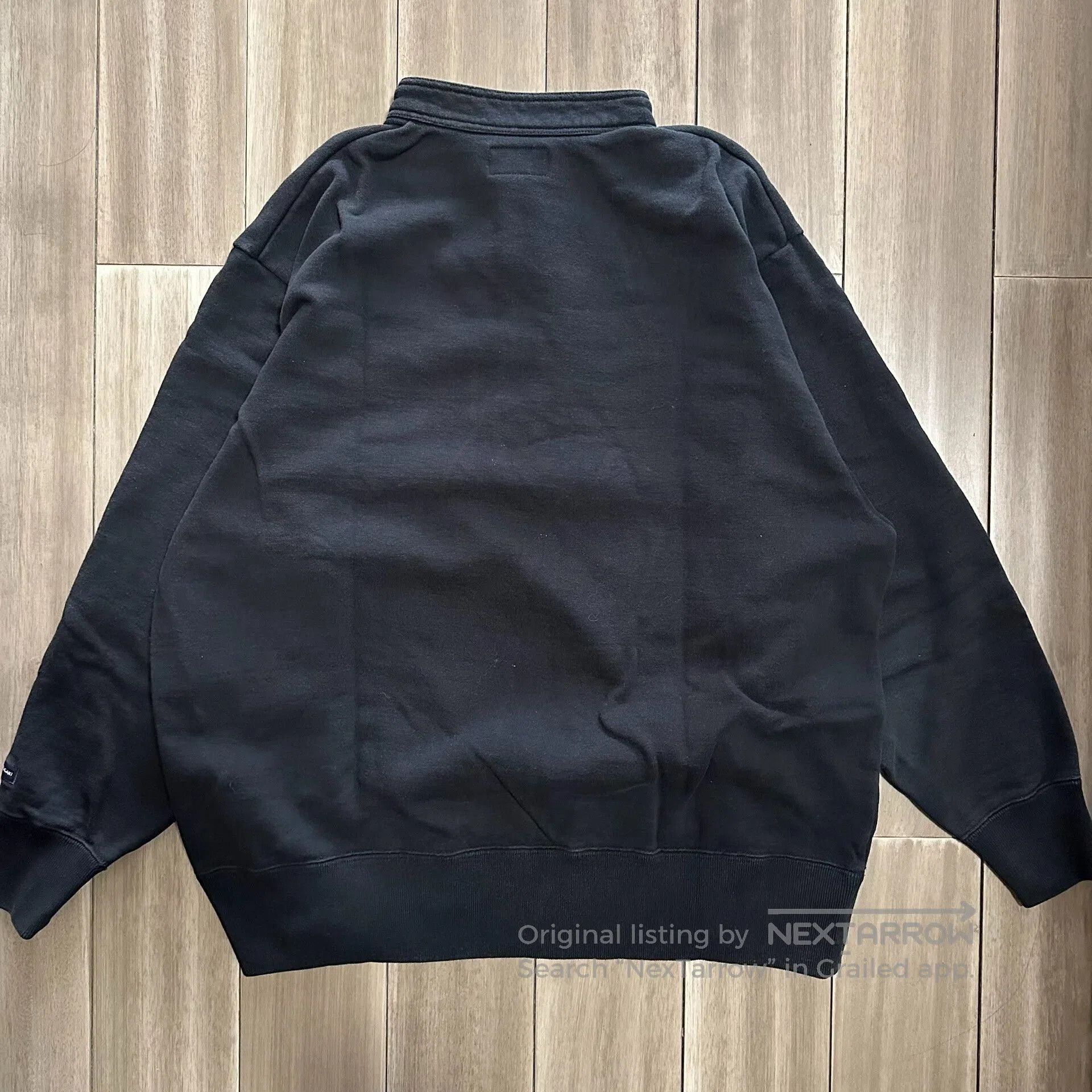 Descendant Descendant Voil Henley Sweatshirt Black. Size US M / EU 48-50 / 2 - 4 Thumbnail