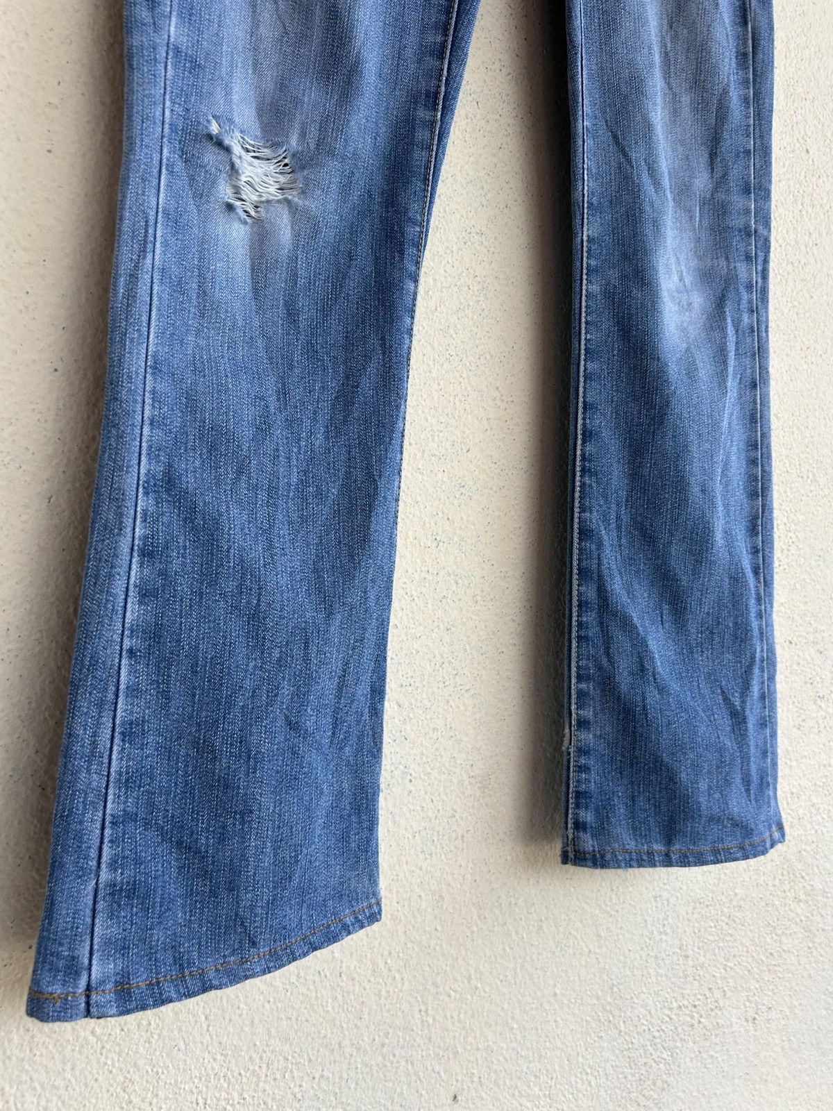 Stussy Stussy Semi Bootcut Distressed Jeans Size 26" / US 2 / IT 38 - 6 Thumbnail