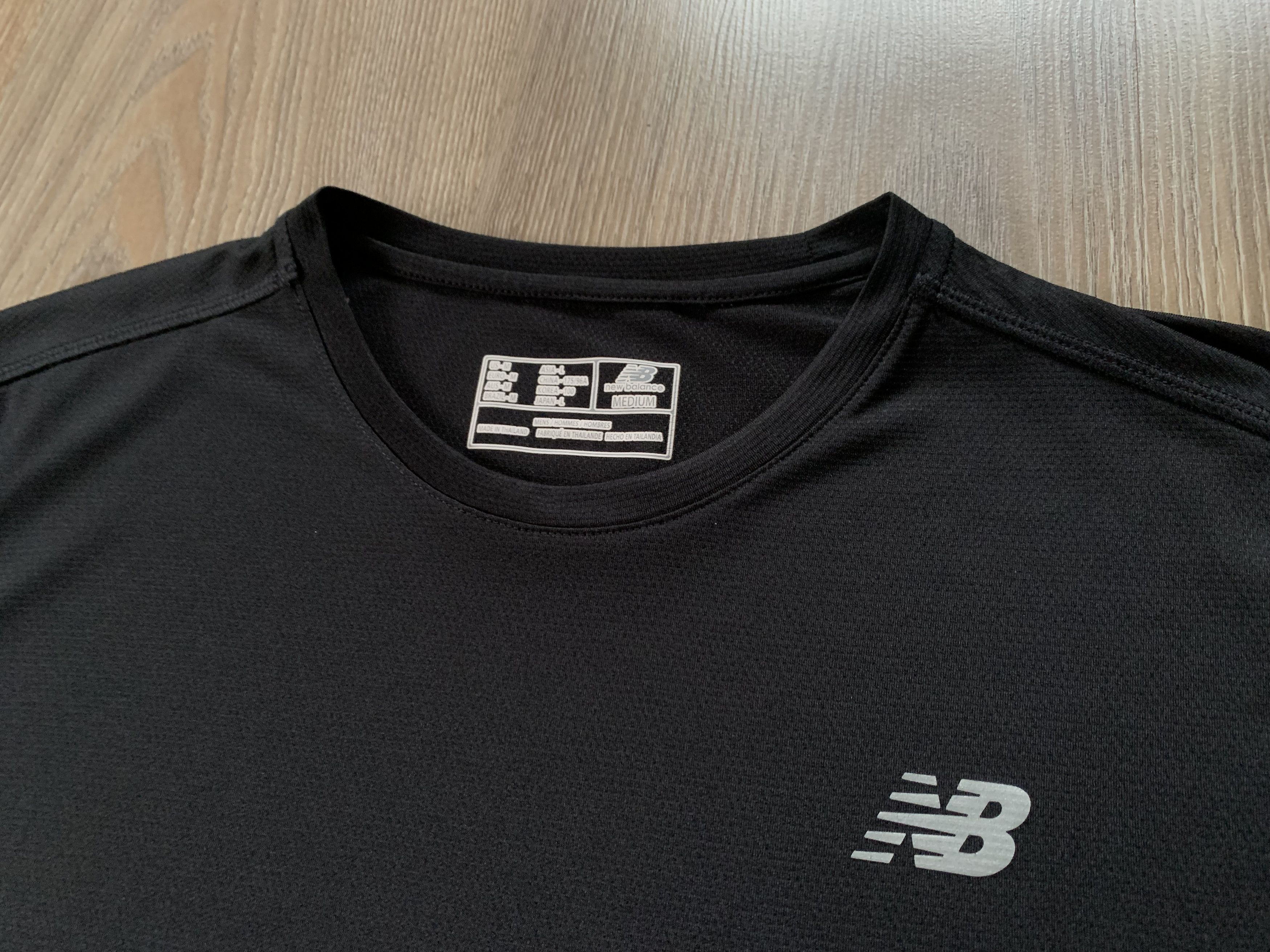 Japanese Brand × New Balance New Balance Reflective Black Training Running T Shirt Size US M / EU 48-50 / 2 - 5 Thumbnail
