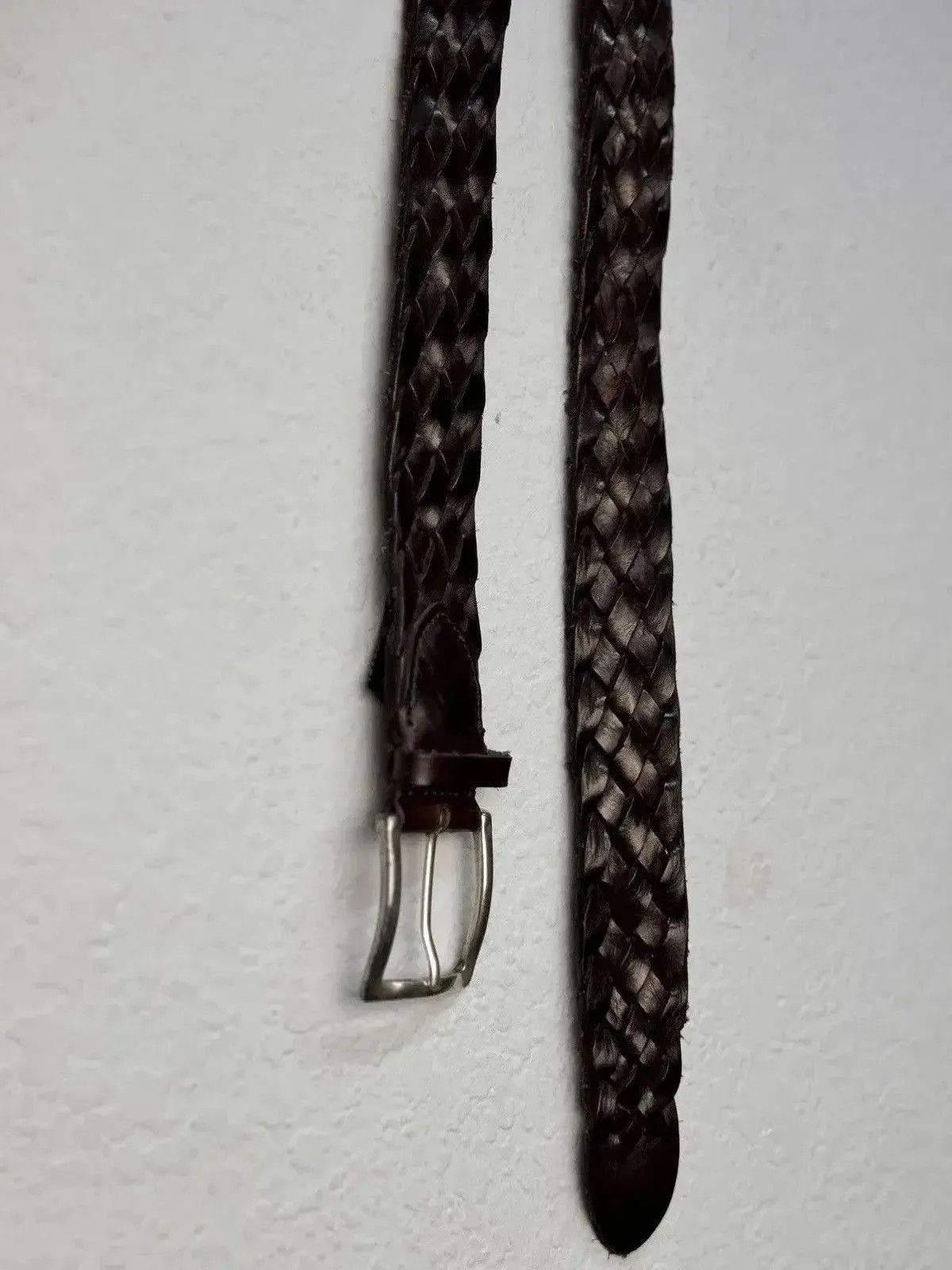 Designer × Vintage VINTAGE PYTHON GOTHIC LEATHER BELT RICK OWENS STYLE Size ONE SIZE - 8 Thumbnail