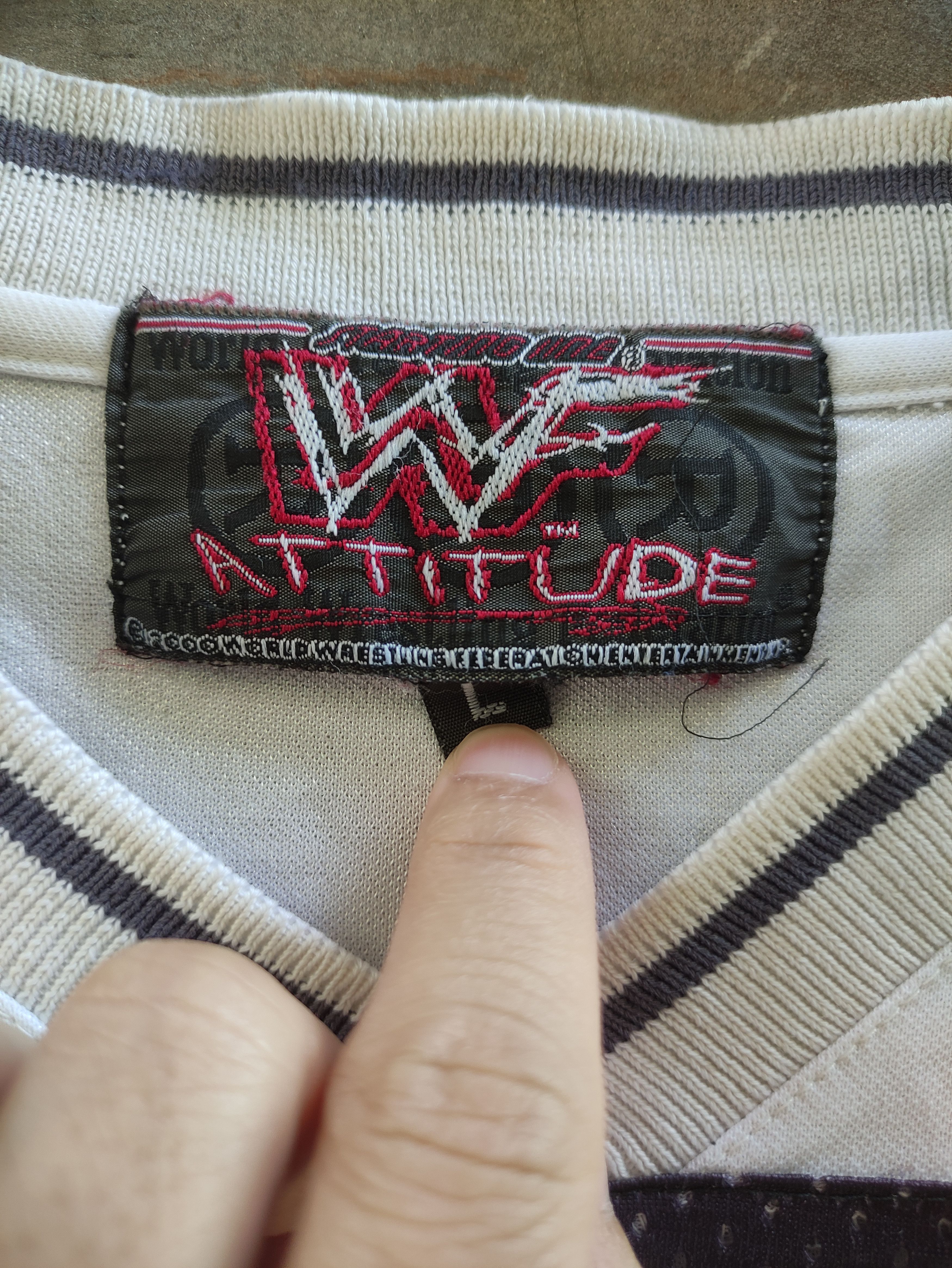 WWF 90s Vintage Stone Cold Steve Austin Jersey Size US L / EU 52-54 / 3 - 7 Thumbnail