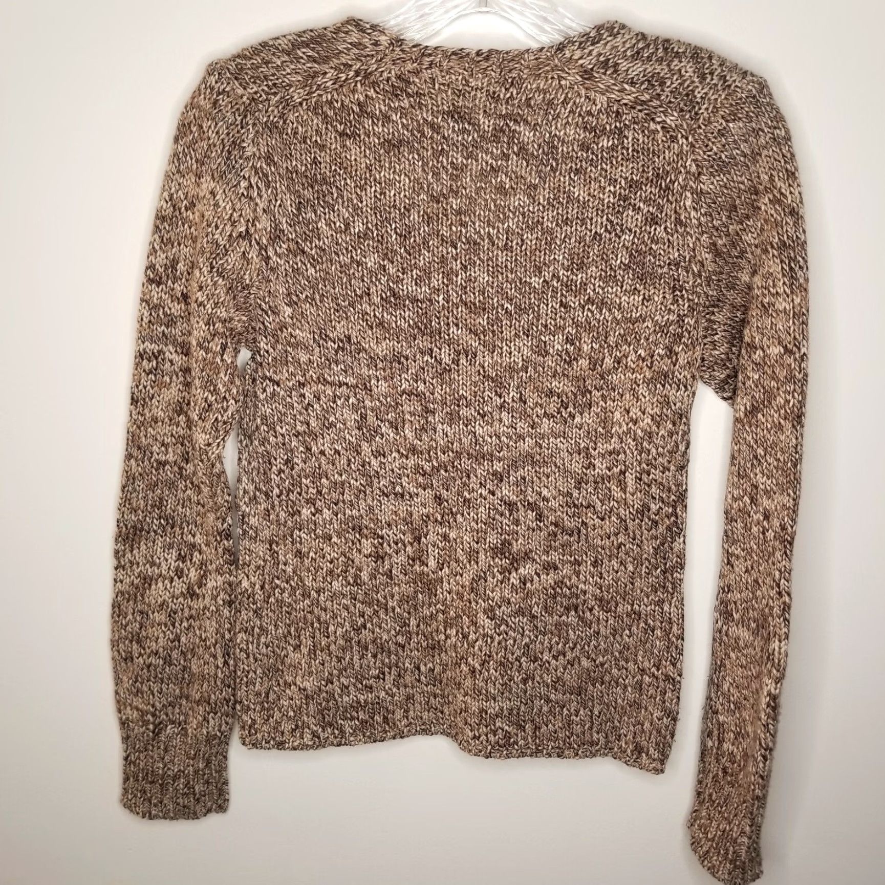 Banana Republic BANANA REPUBLIC Women's Brown Knit Long Sleeve Pullover Sweater Size S Size S / US 4 / IT 40 - 3 Thumbnail