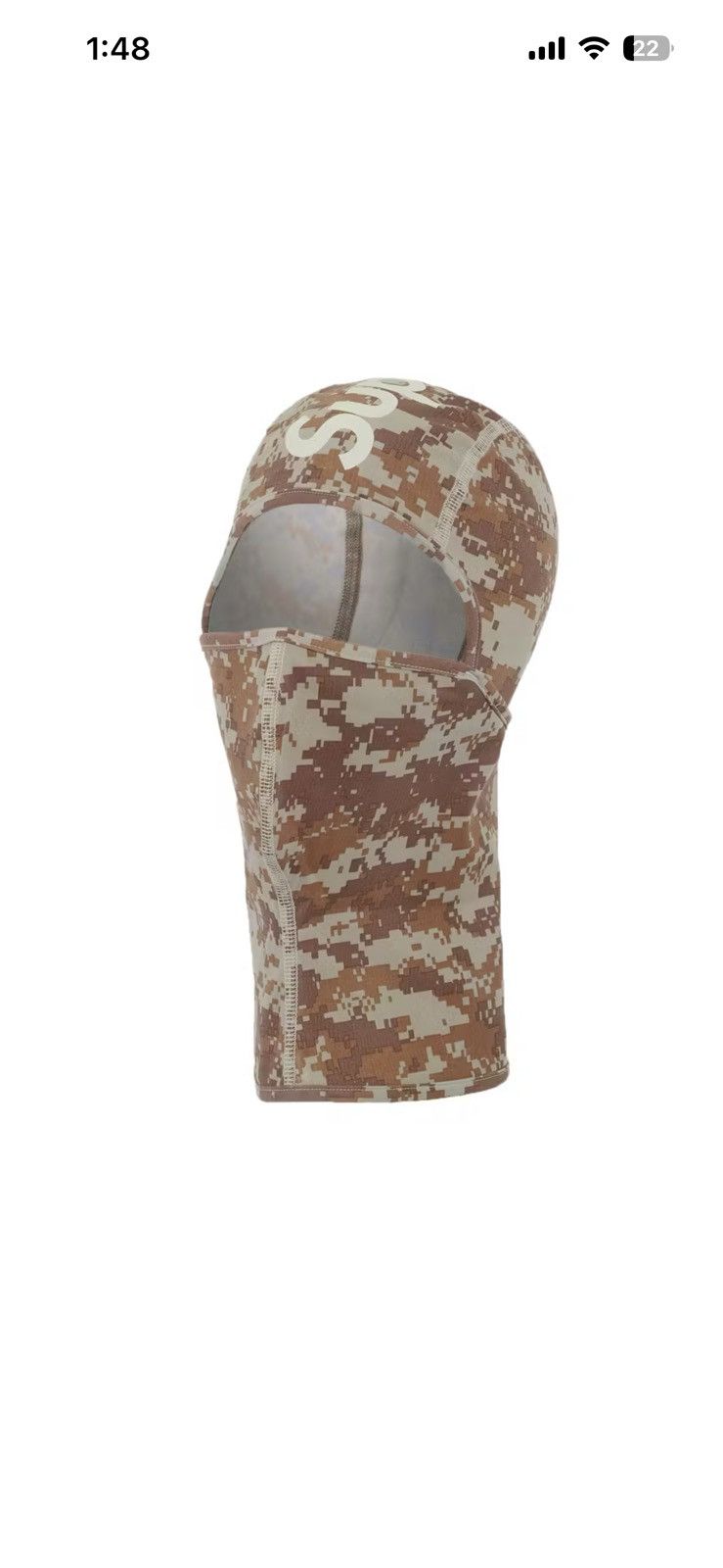 Supreme Supreme Heat Reactive Digi Camo Balaclava Size ONE SIZE - 2 Thumbnail