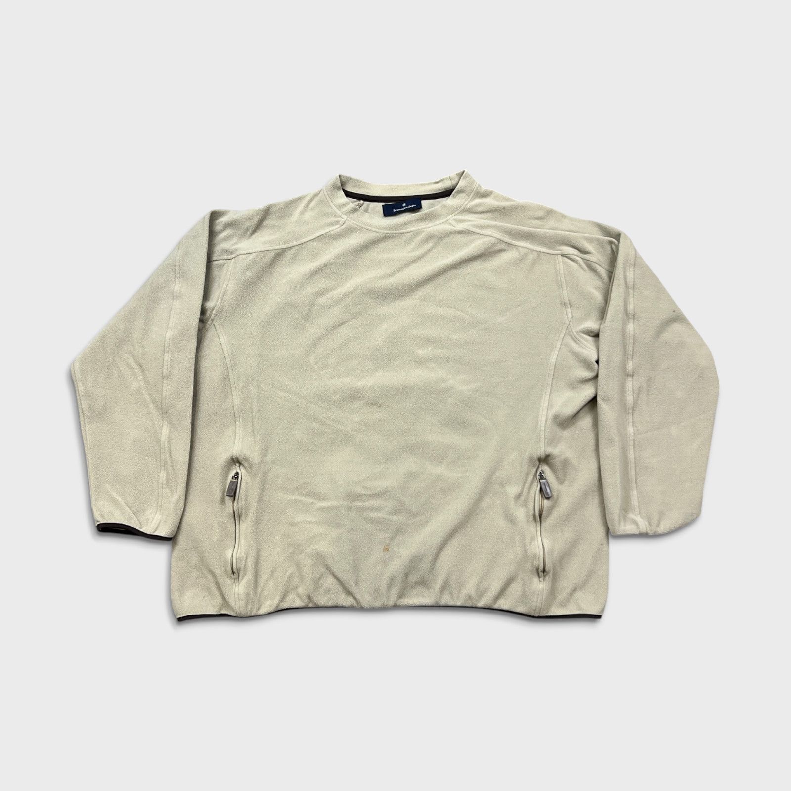 Ermenegildo Zegna Ermenegildo Zegna Fleece Nylon Italy Pullover Sweatshirt Size US XL / EU 56 / 4 - 1 Thumbnail
