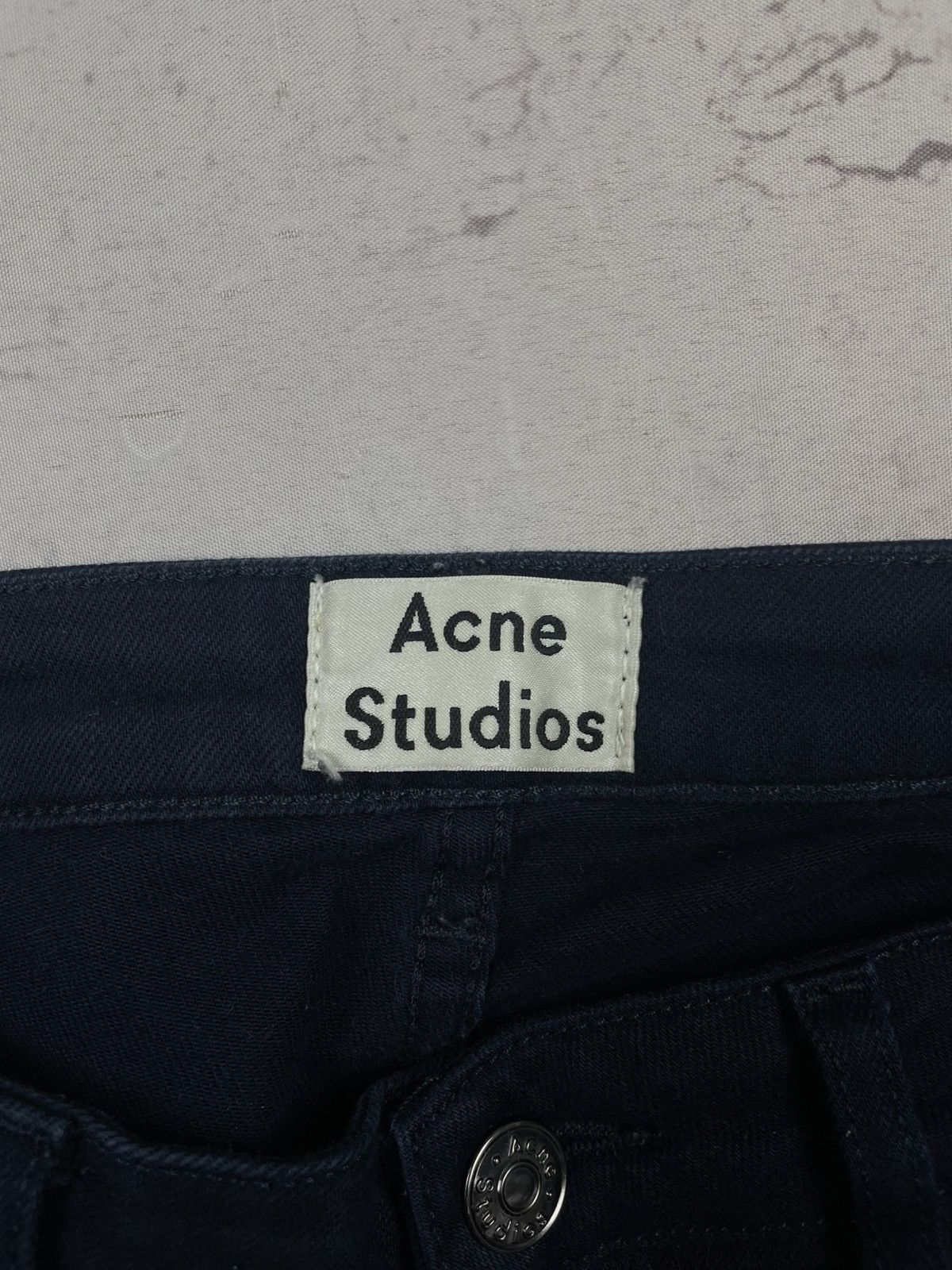 Acne Studios Acne Studios W28 L34 Skin 5 BlueFin Navy Slim Fit Womens EGV Size 28" / US 6 / IT 42 - 3 Thumbnail