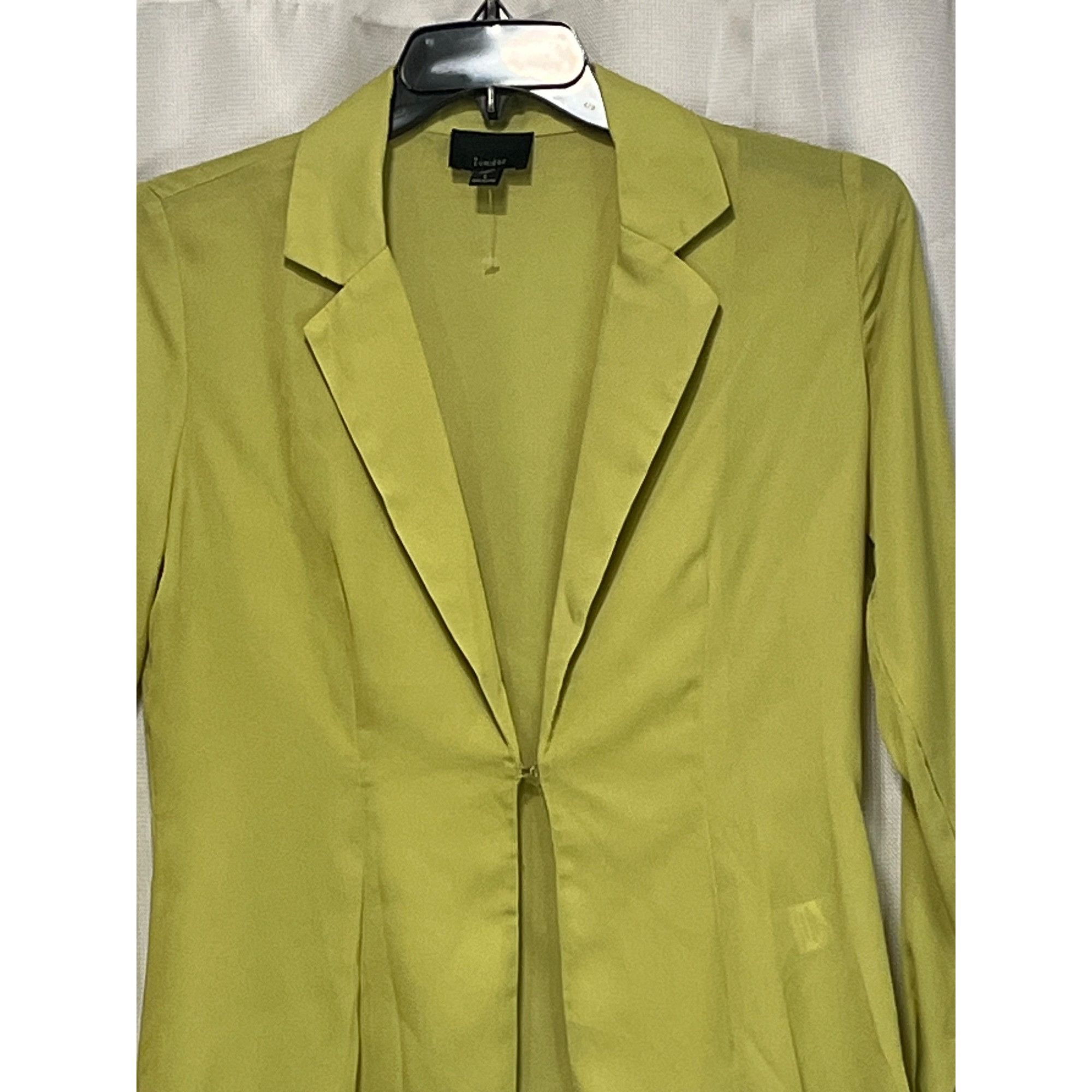 Other Lumiere Women’s Notched Collar Chiffon Top, Avocado, Sz. S Size S / US 4 / IT 40 - 10 Thumbnail