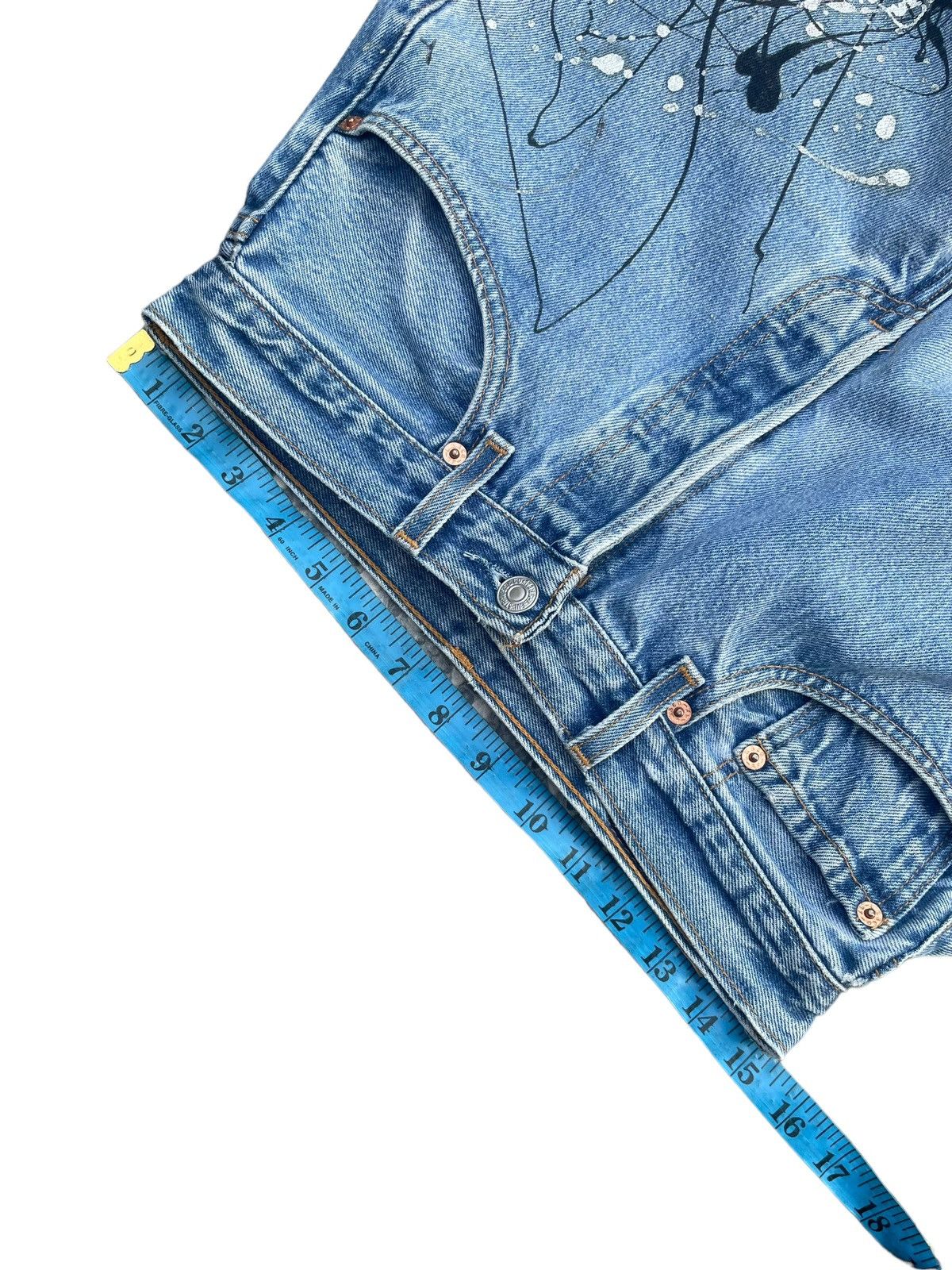 Levi's Vintage 1999 Levis 501 e Usa Painted Design Size US 30 / EU 46 - 14 Thumbnail
