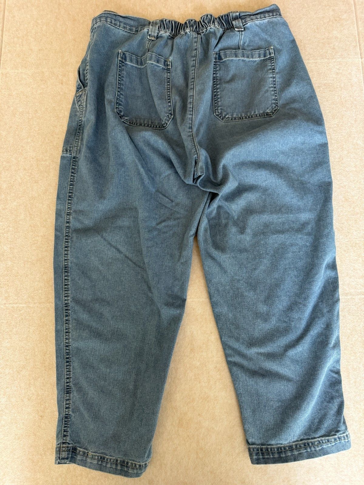 Old Navy Old Navy Womens XL Jean Chinos Baggy High Rise Denim Pants Size 36" / US 14 / IT 50 - 8 Thumbnail