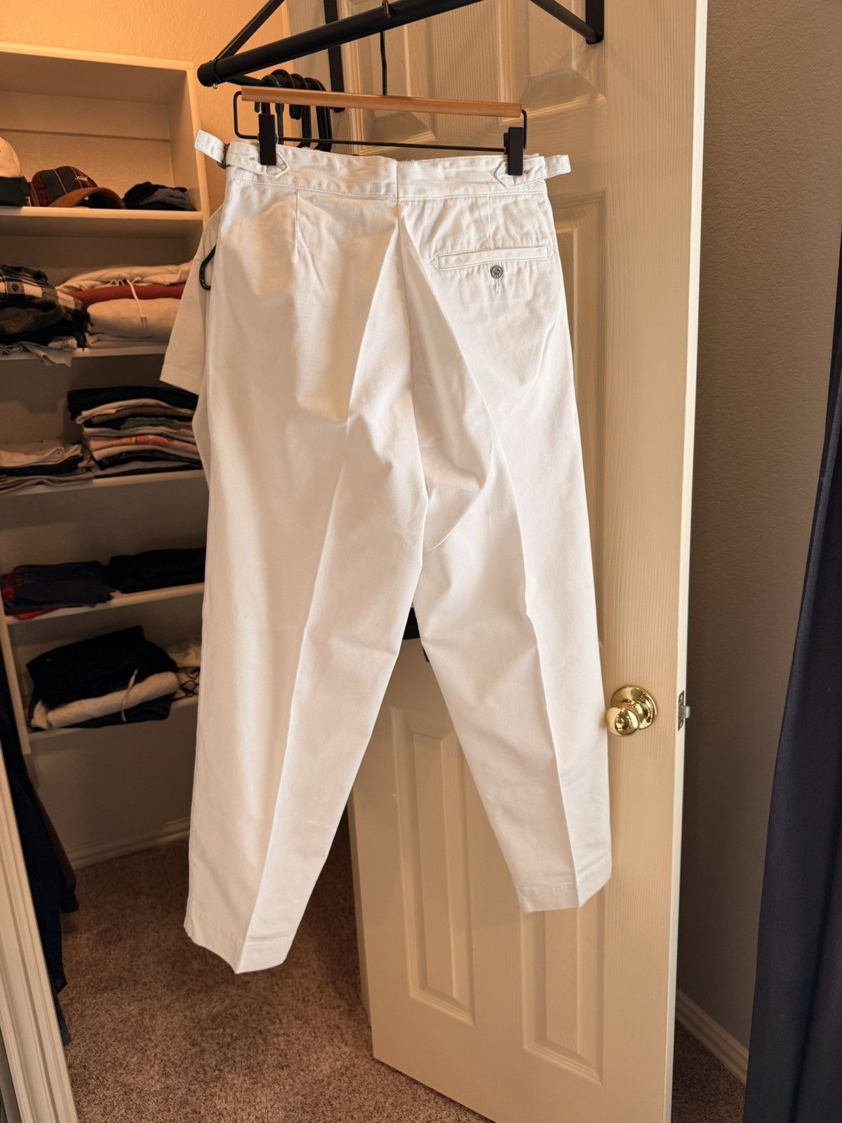 Polo Ralph Lauren Polo Ralph Lauren White Relaxed Fit Trousers Size 28 Size US 28 / EU 44 - 3 Thumbnail