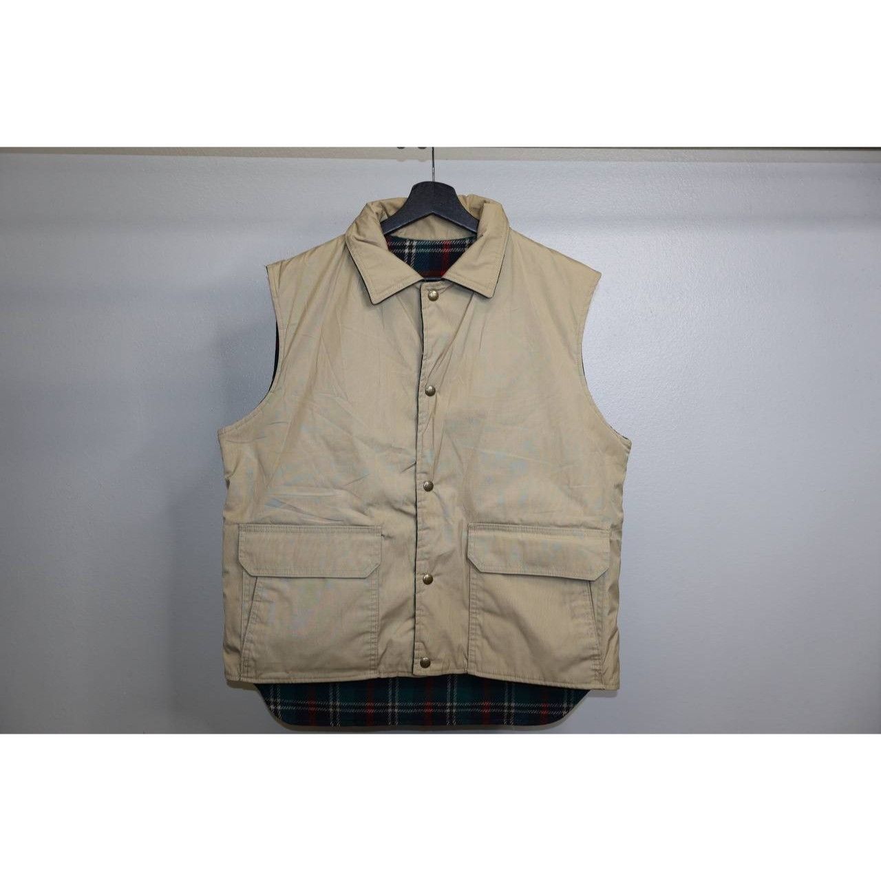 Vintage VTG Woolrich Vest Men Large Brown Blanket Lined Reversible Size US L / EU 52-54 / 3 - 1 Thumbnail