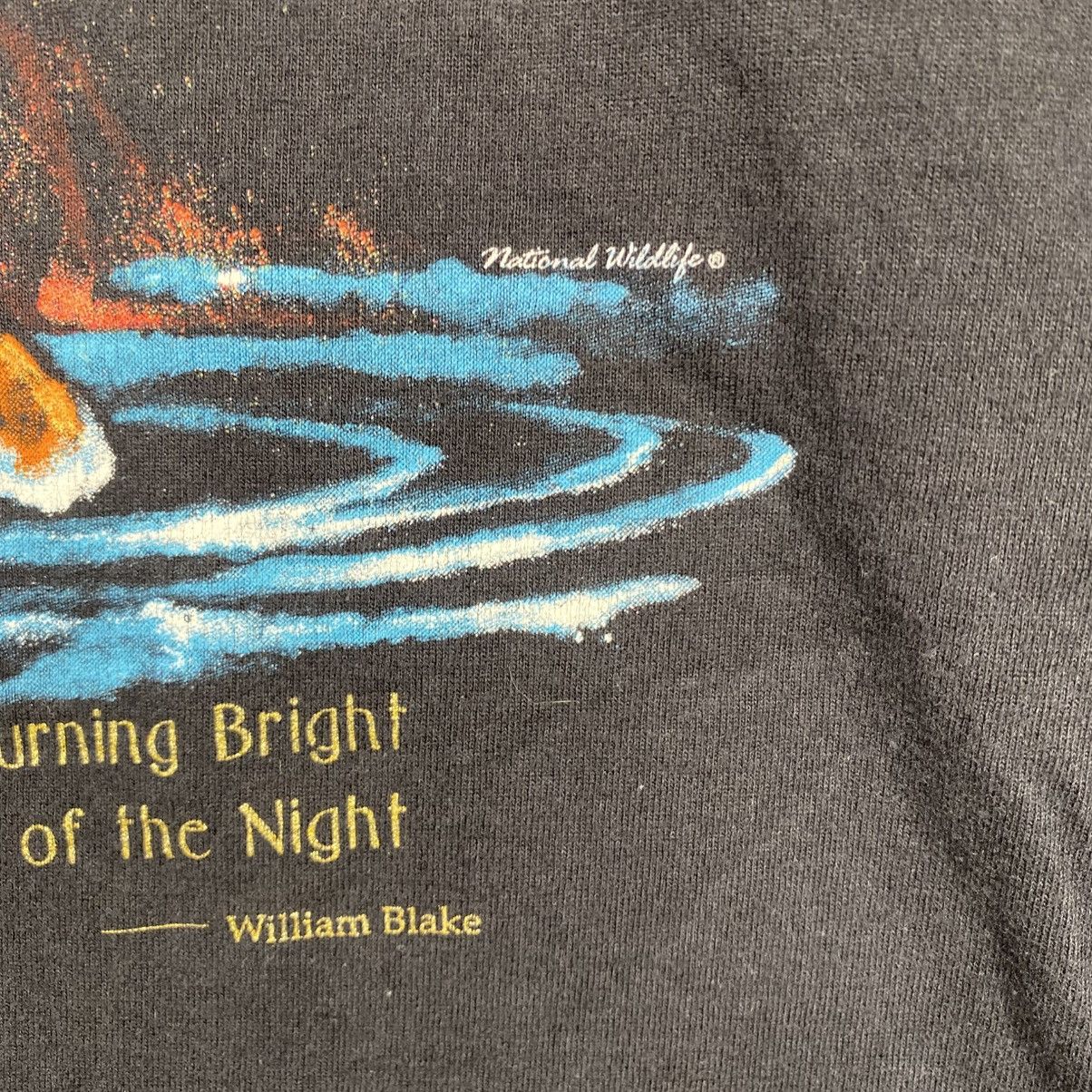 Vintage Vintage 90's TIGER National Wildlife Graphic Tee Shirt Size US XL / EU 56 / 4 - 3 Thumbnail