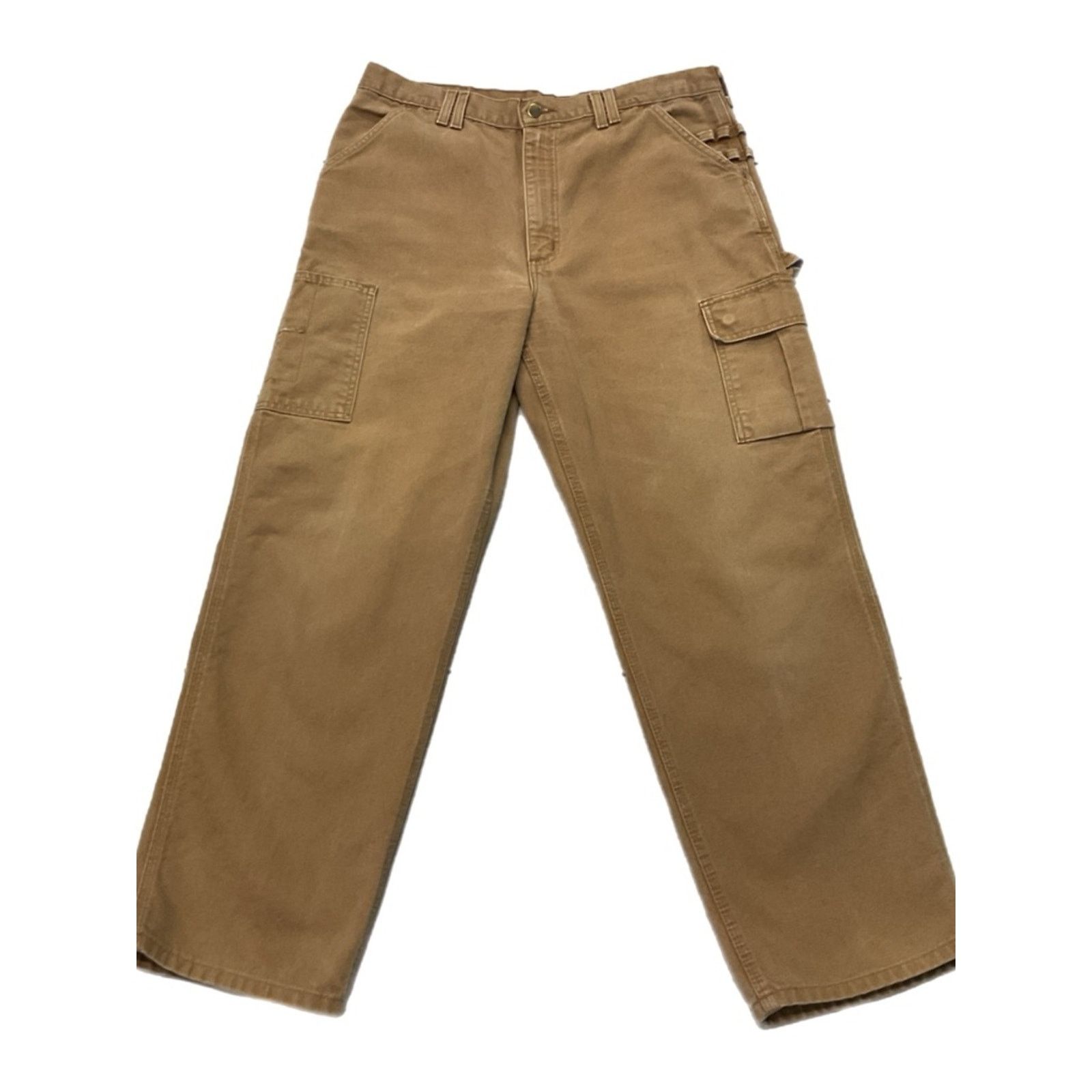 Carhartt Carhartt Heavy Duty Workwear Tan pants Size US 36 / EU 52 - 1 Thumbnail
